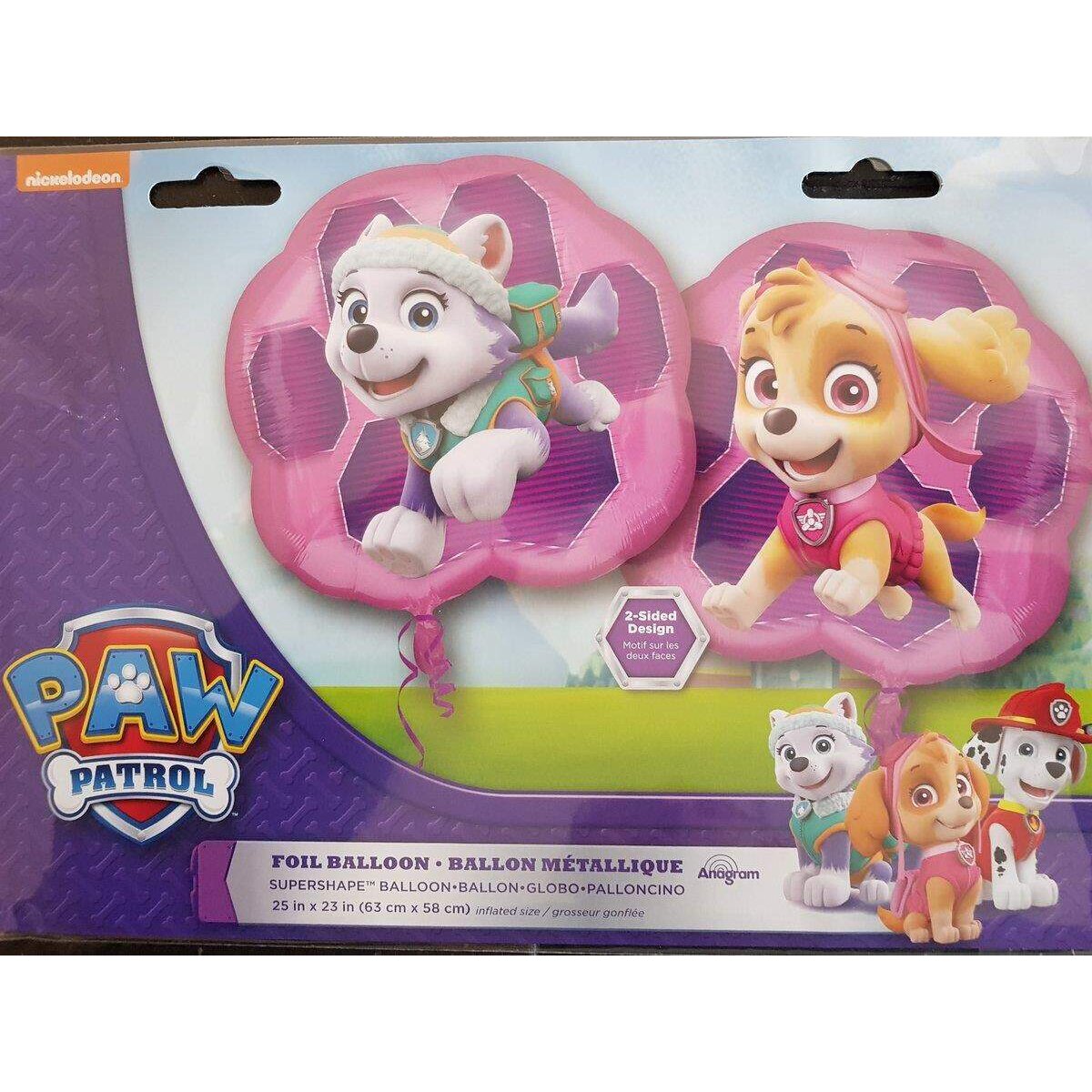 amscan Folienballon Paw Patrol Skye & Everest