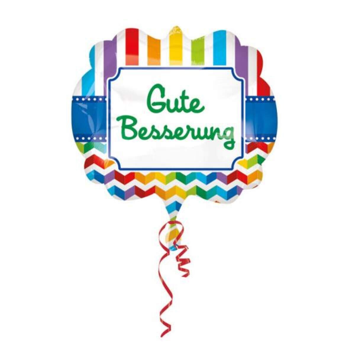 amscan SuperShape Folienballon Gute Besserung, 63 x 55 cm