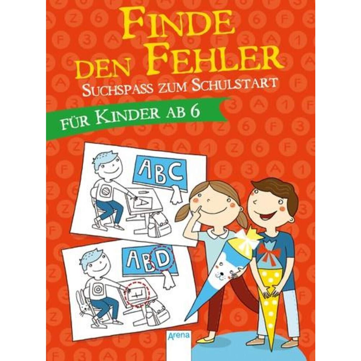 Arena Suchspaß zum Schulstart. Finde den Fehler