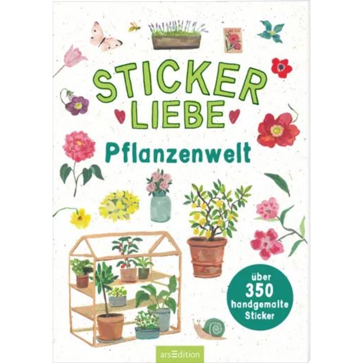 ars Edition Stickerliebe: Pflanzenwelt