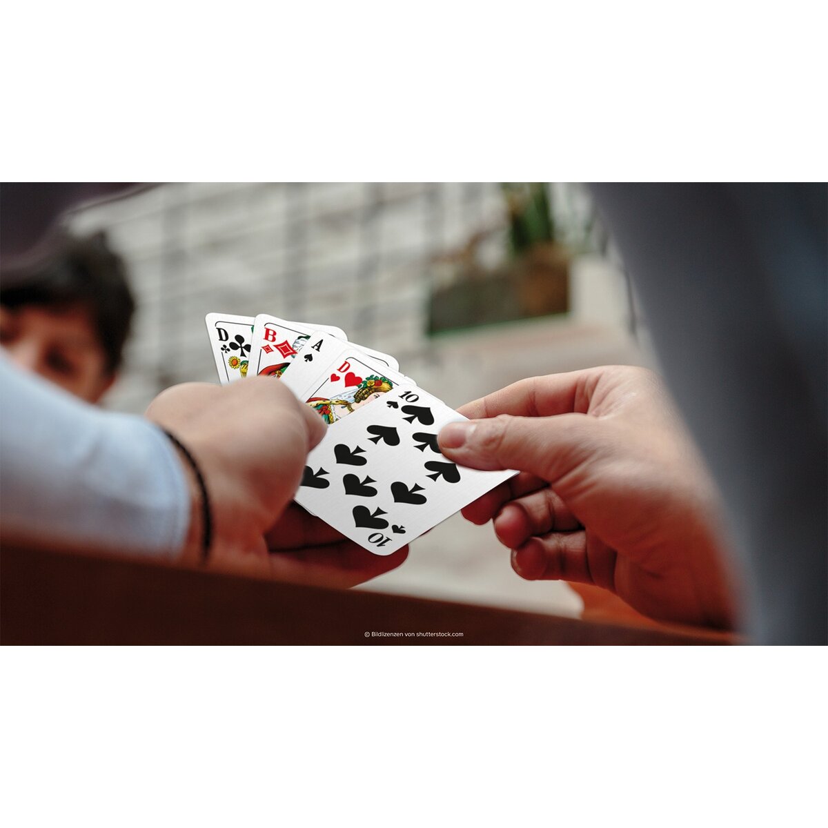 ASS Altenburger FSC Doppelkopf Leinen, französisches Bild in Faltschachte