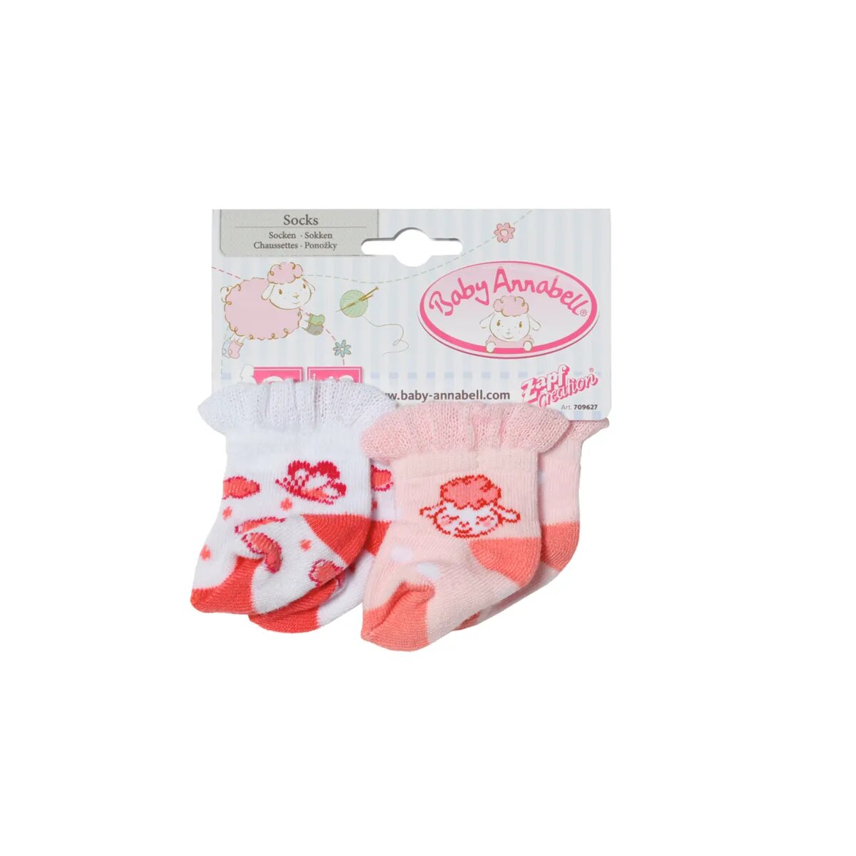 Baby Annabell® Socken 2 Paar, 43 cm, 2-fach sortiert