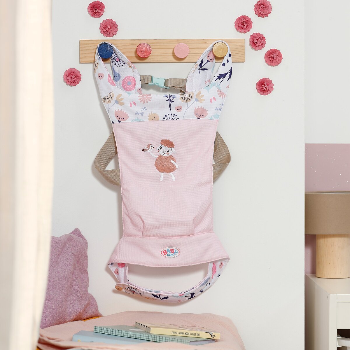 BABY born® Babytrage Blumen