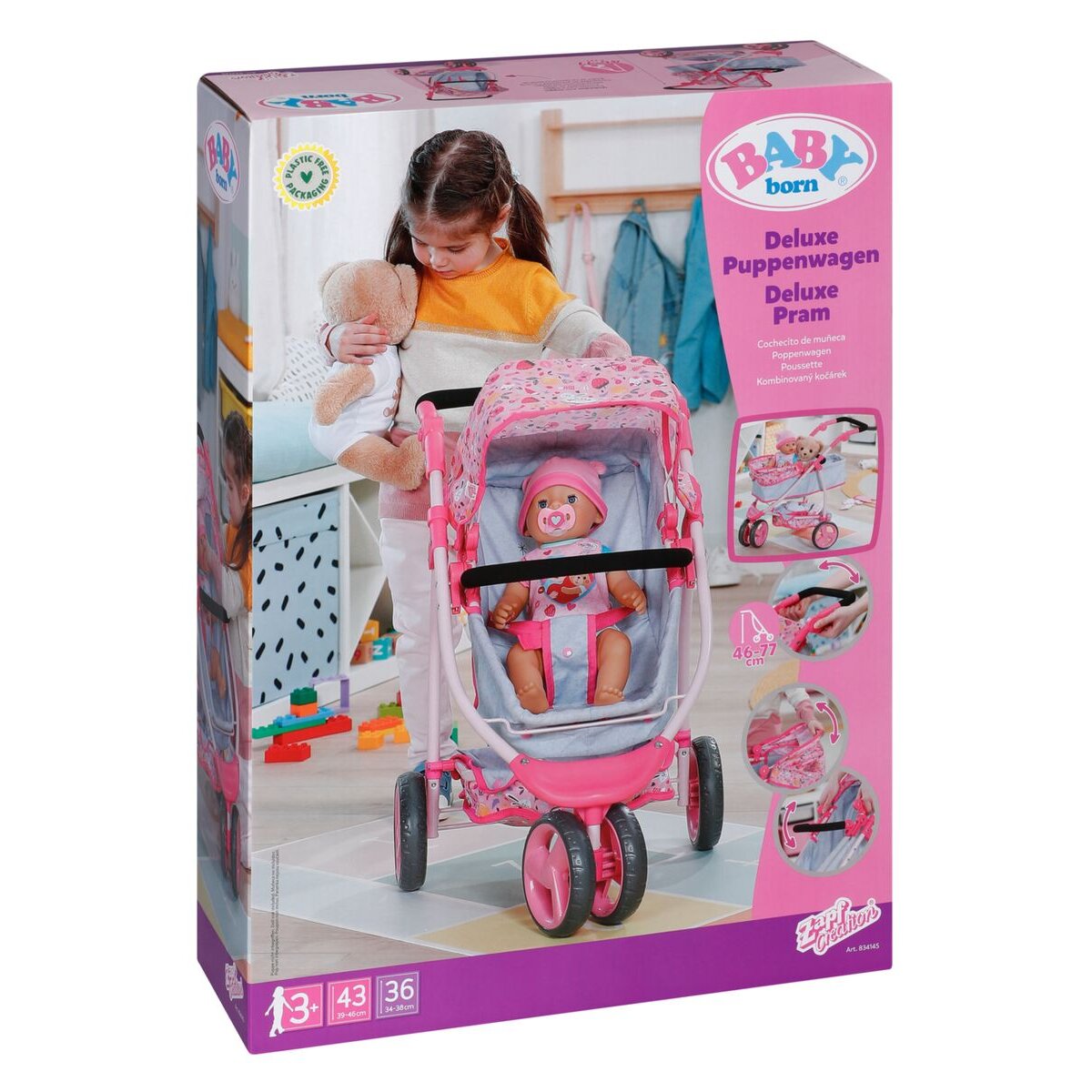 BABY born® Deluxe Puppenwagen
