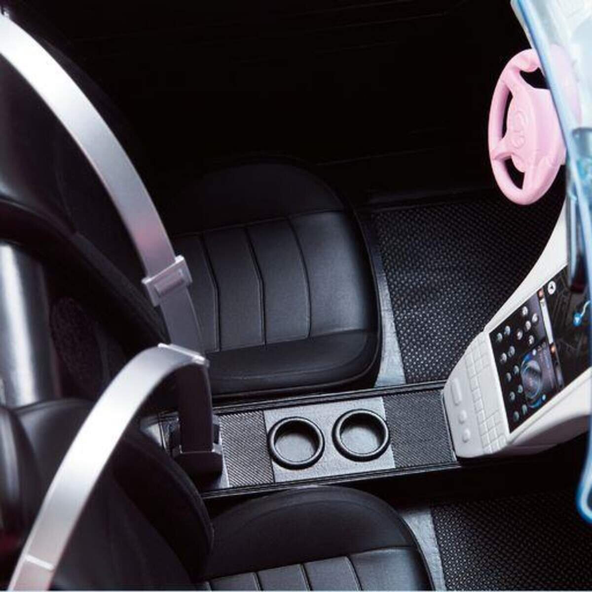 Barbie Auto Cabrio (pink), Puppenauto, Zubehör