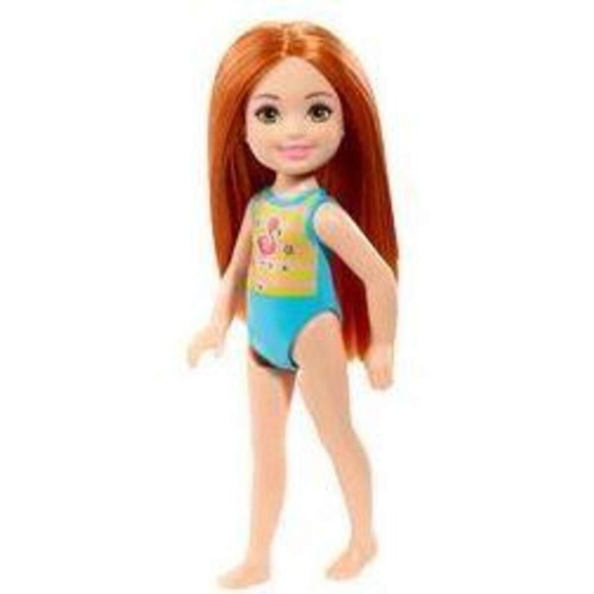 Barbie Club Chelsea Beach-Puppe, ca. 15cm, 1 Stück, 6-fach sortiert