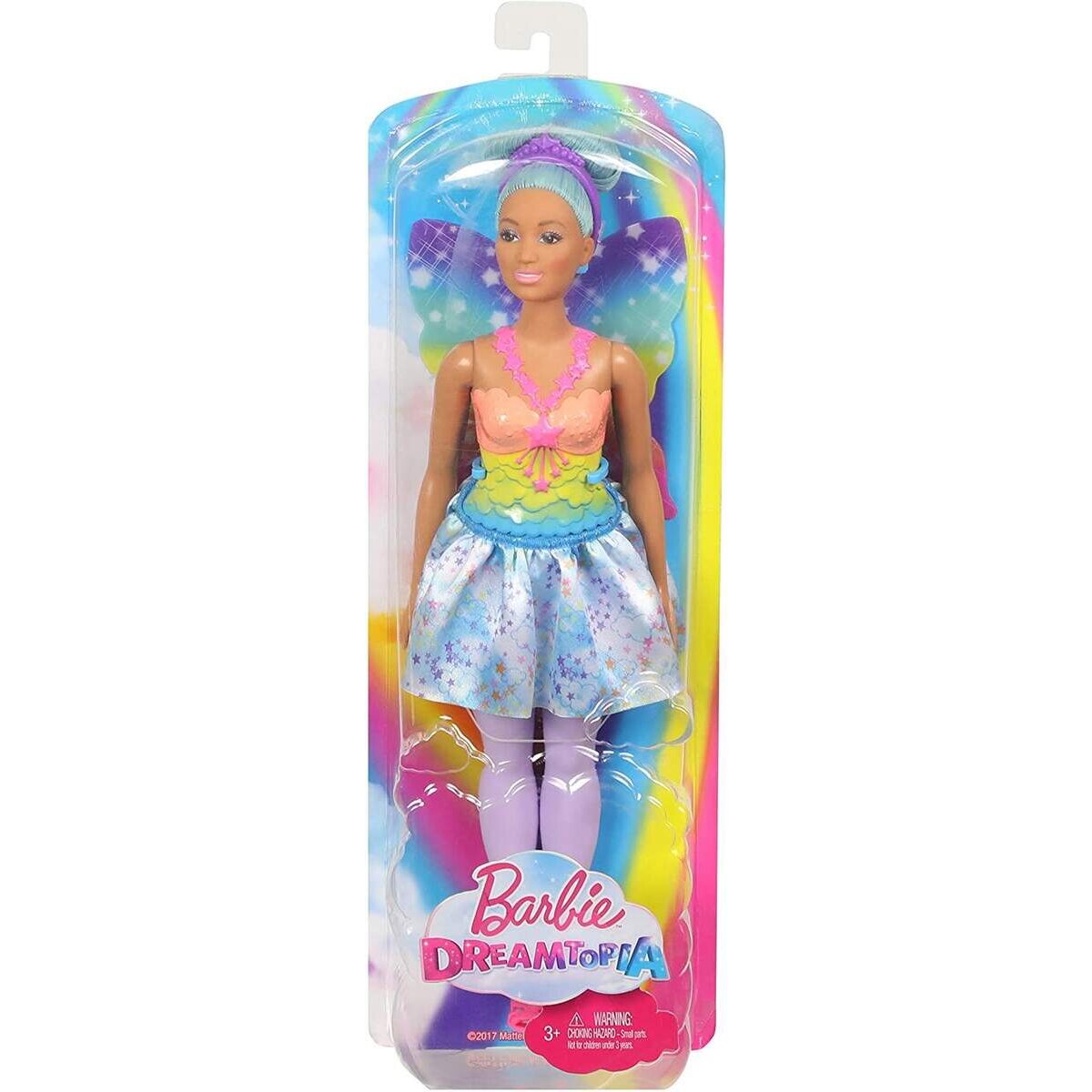 Barbie Dreamtopia Fee: Regenbogen-Fee (blaue Haare), Puppe
