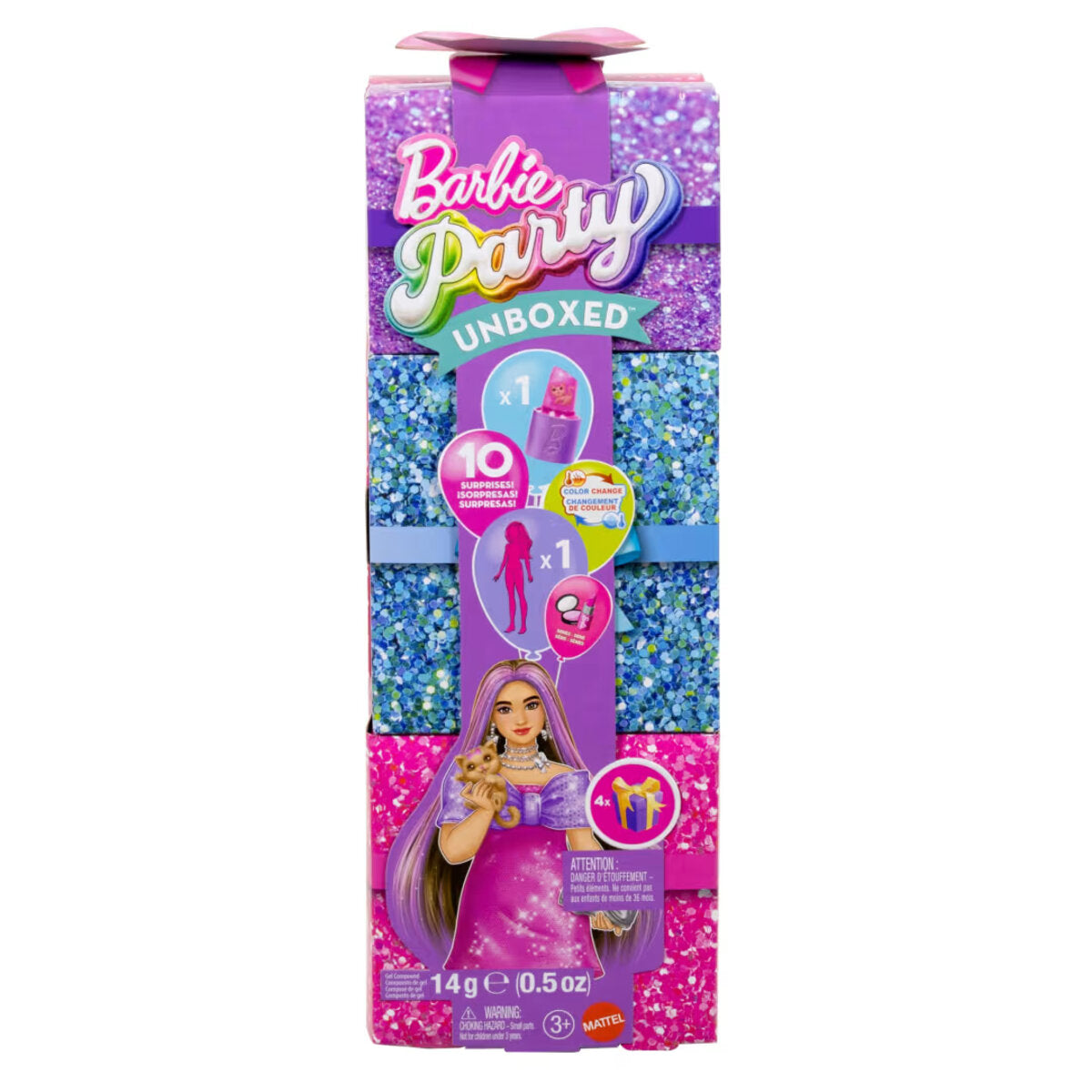 Barbie Party Unboxed Glam Party Series - Pink Curvy Doll
