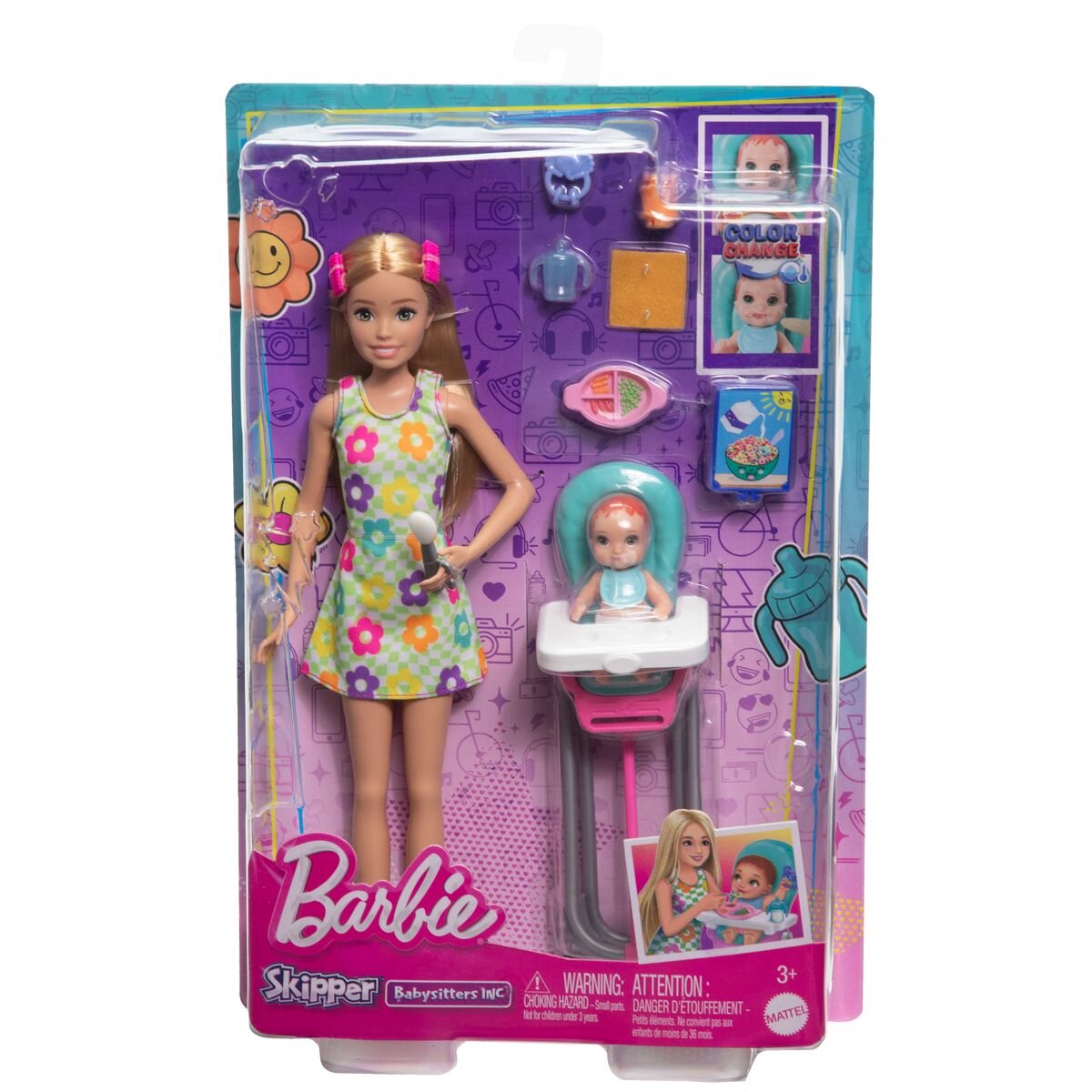 Barbie Skipper Babysitters Inc. Puppen und Spielset