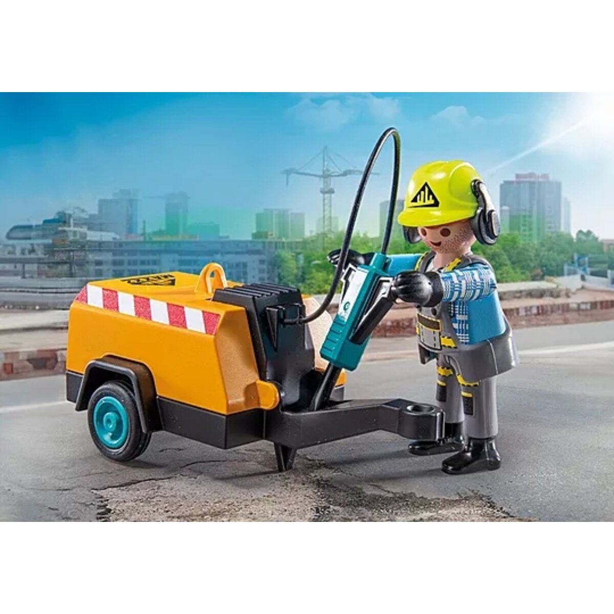 PLAYMOBIL® 71752 Act!on Heros Bauarbeiter mit Meißel