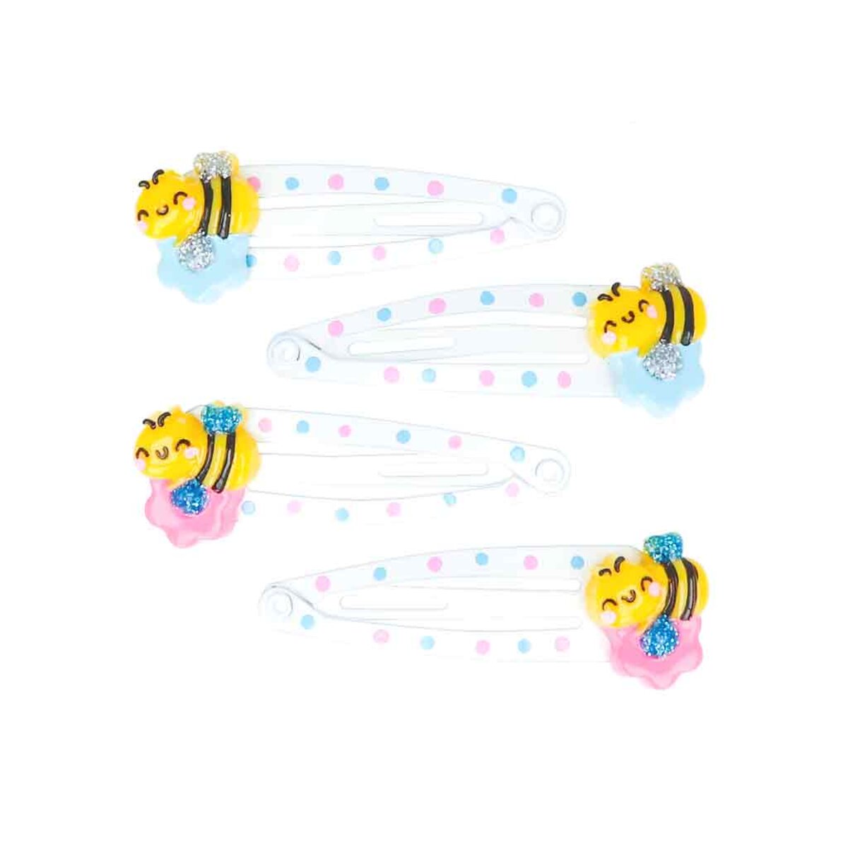 bb Klostermann CC-Clips Bienen 2-teilig 4 cm, 1 Set, 2-fach sortiert