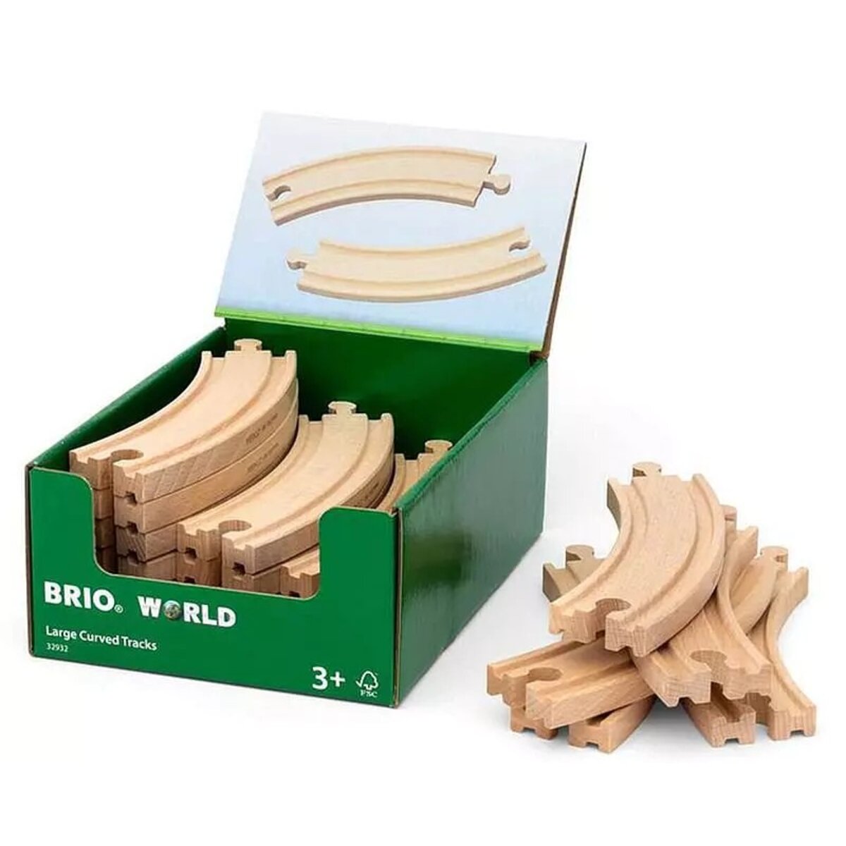 BRIO WORLD – Gebogenes Gleis
