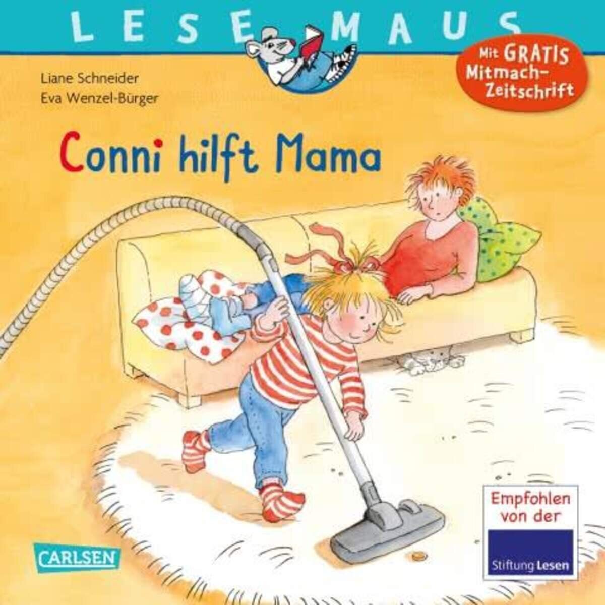 Carlsen Verlag Lesemaus 52 - Conni hilft Mama