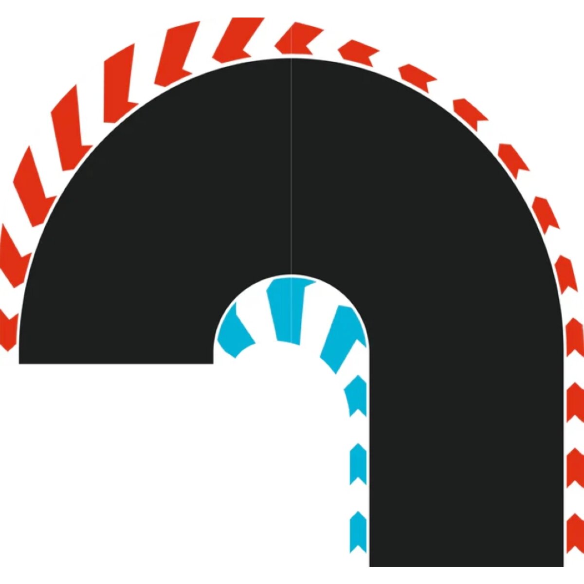 Carrera Hybrid Hairpin Curve 180° L/R