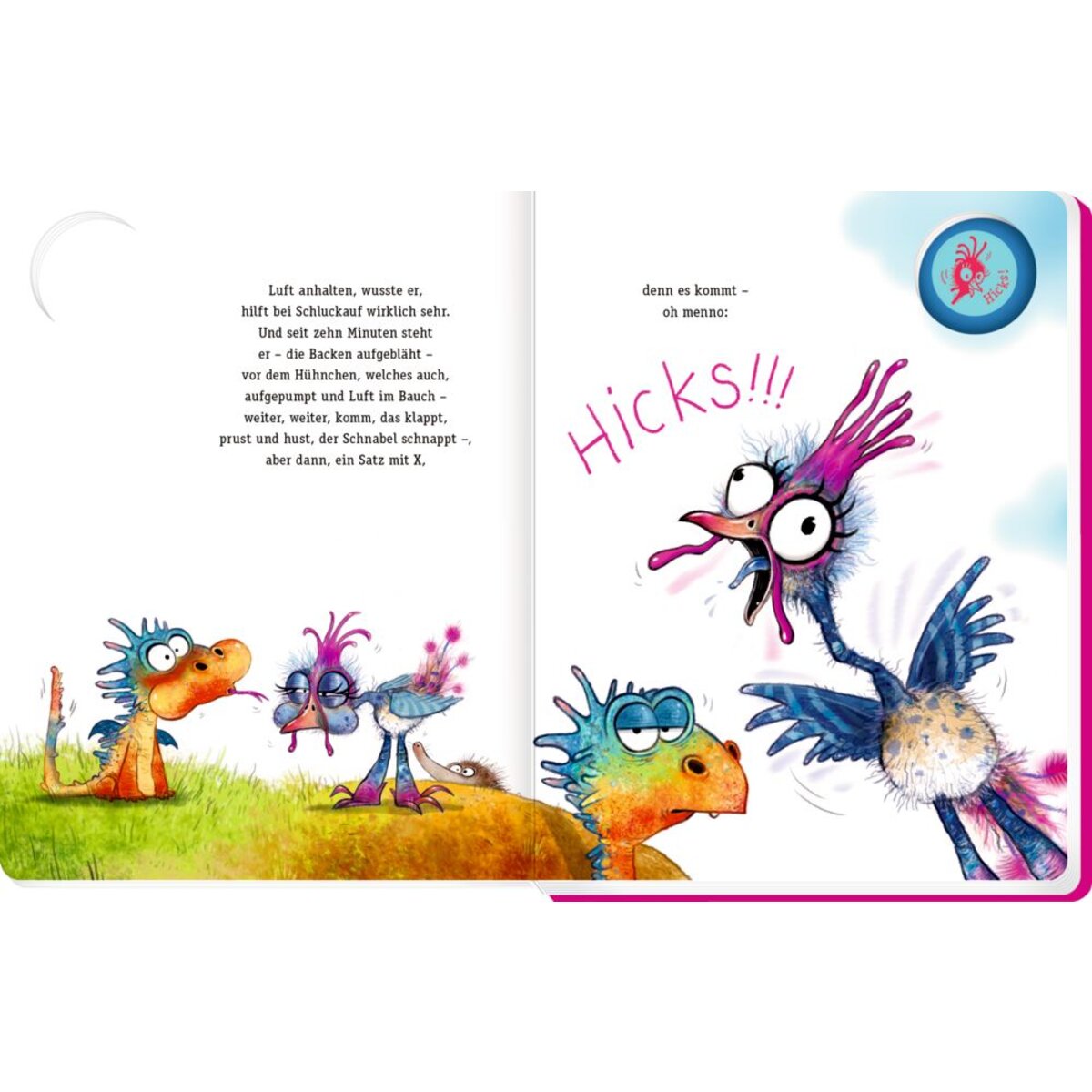 Coppenrath Verlag Furzipups und Hicksi Huhn (Pappbilderbuch)