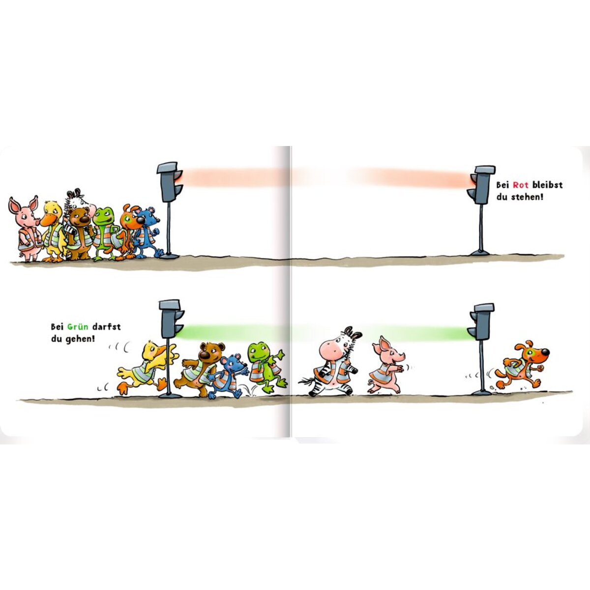 Coppenrath Verlag Laufrad, Helm & Zebrastreifen - Die Lieben Sieben