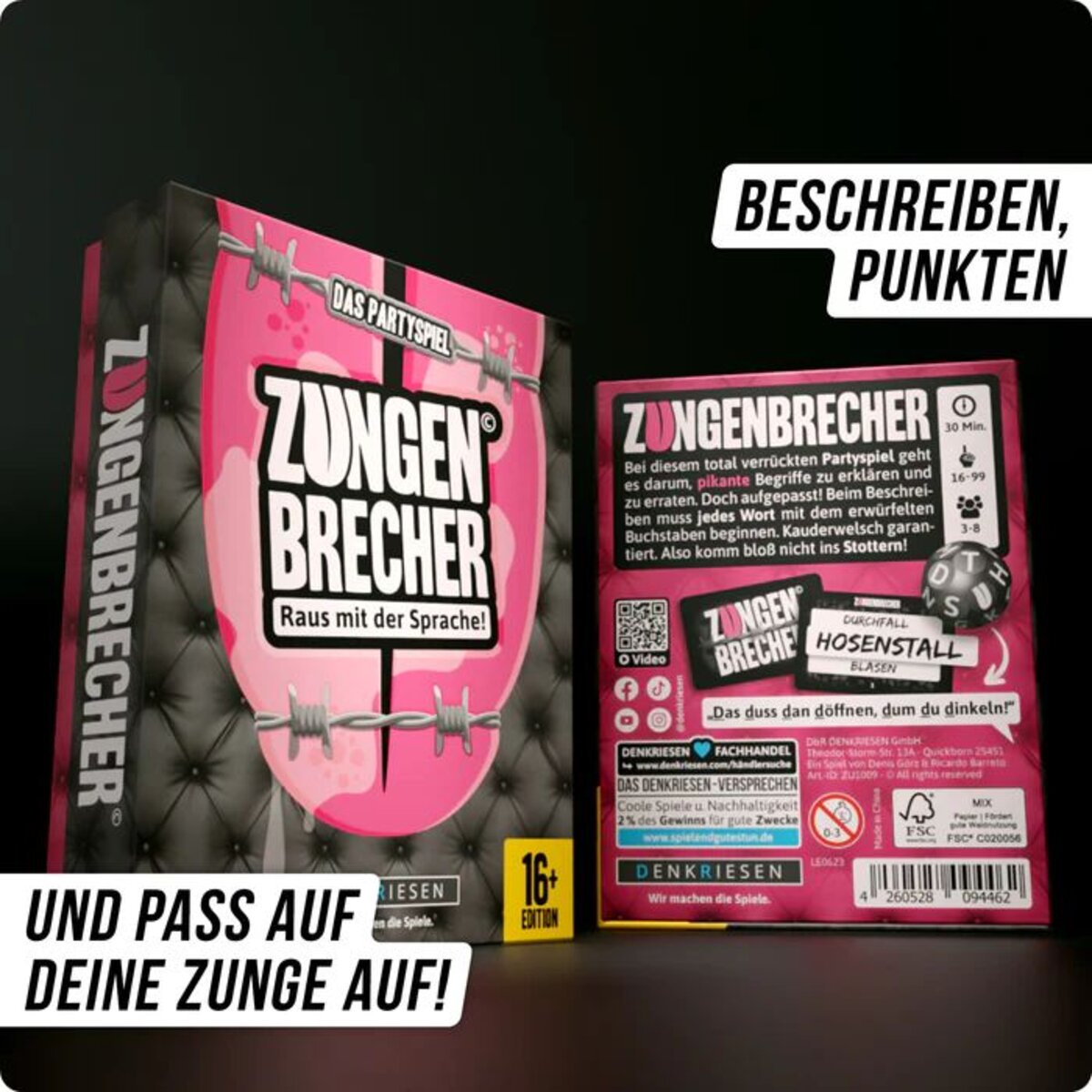 Denkriesen Zugenbrecher - raus mit der Sprache! Ab 16