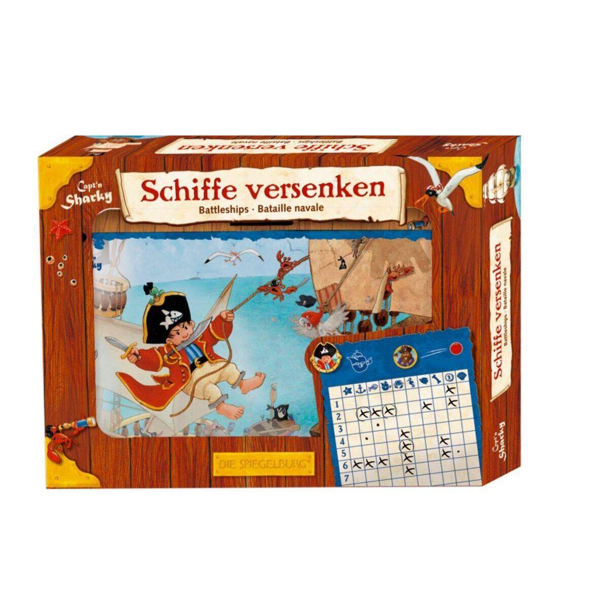 Die Spiegelburg Spiel Schiffe versenken Capt'n Sharky