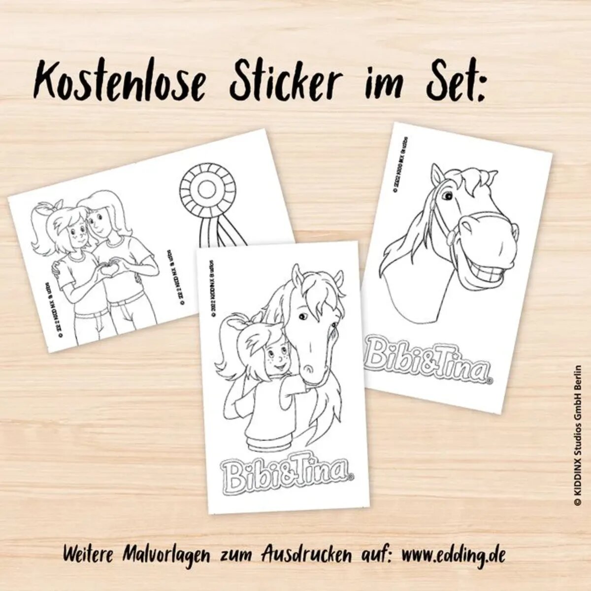 edding 1200 Bibi & Tina COLOR PEN, 10er-Set