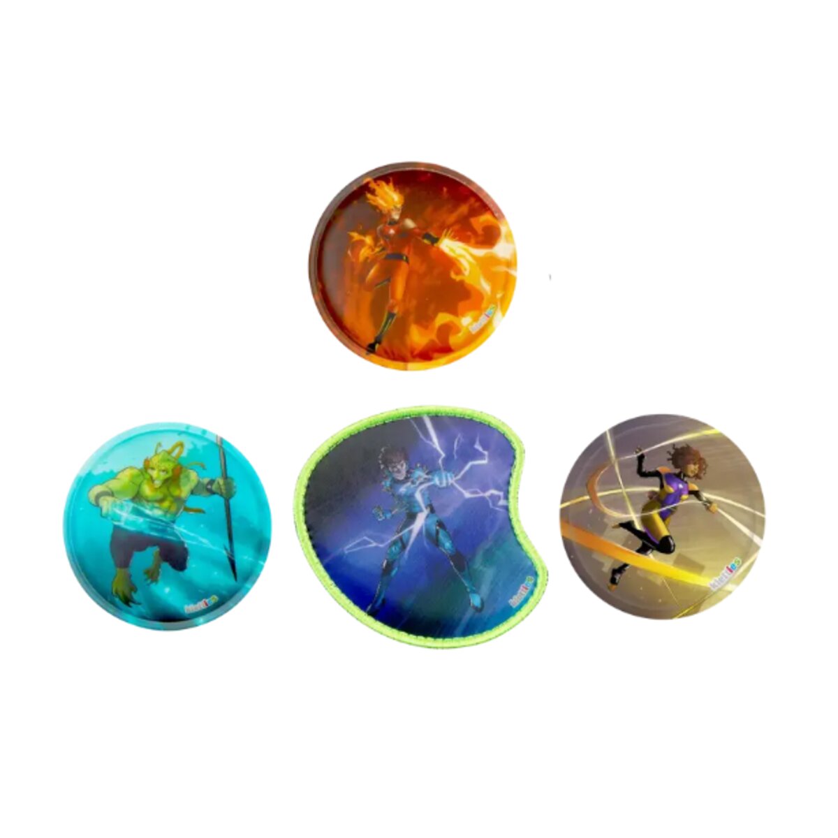 ergobag CUBO Schulrucksack-Set Bärtastisch, 5-teilig