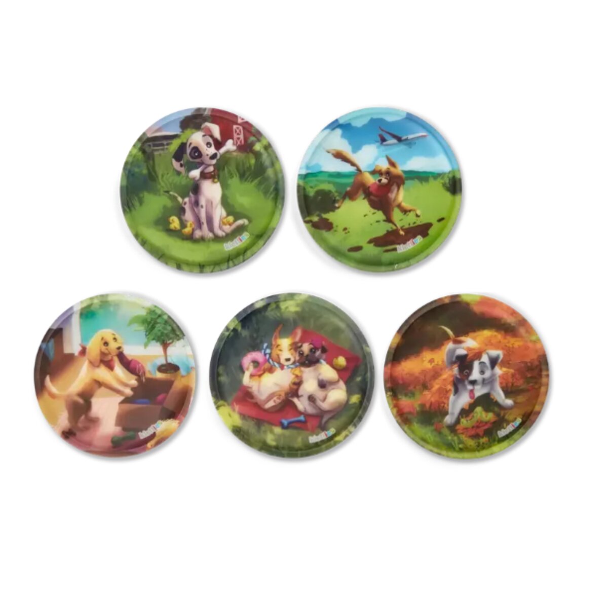 ergobag Klettie Set Hundwelpen, 5-teilig