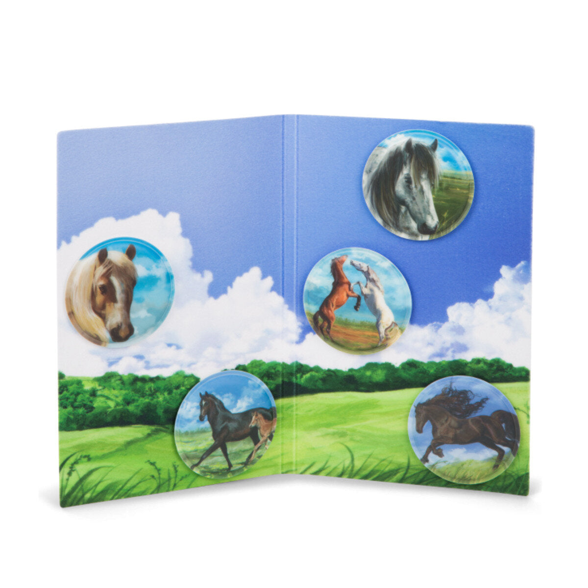 ergobag Klettie-Set Pferde 5-teilig