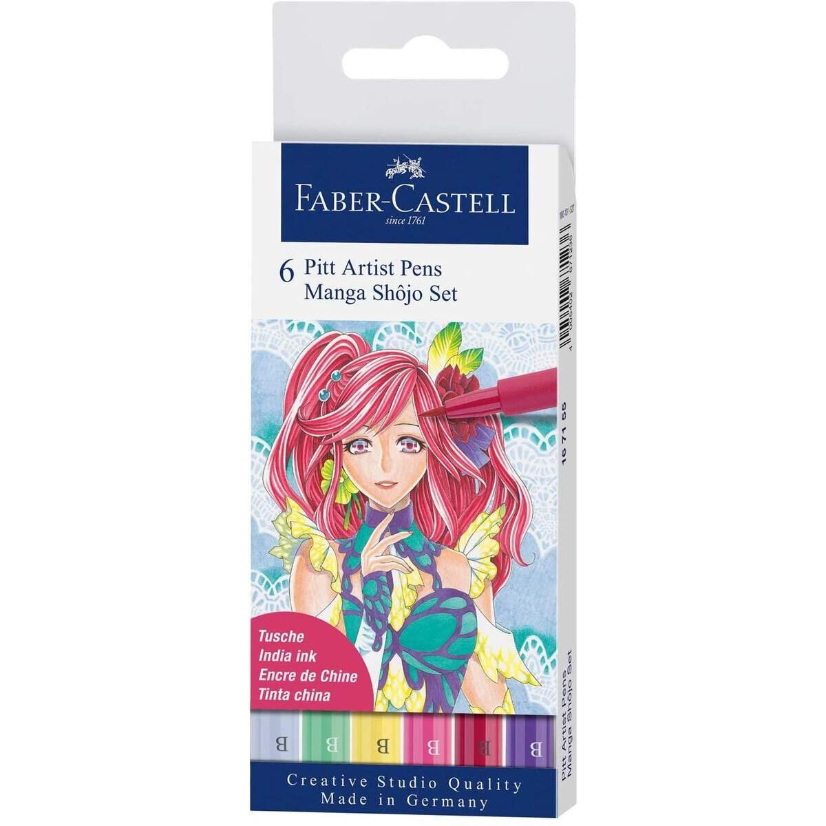 Faber-Castell Tuschestift Pitt Artist Pen Manga Shôjo, mit Pinselspitze