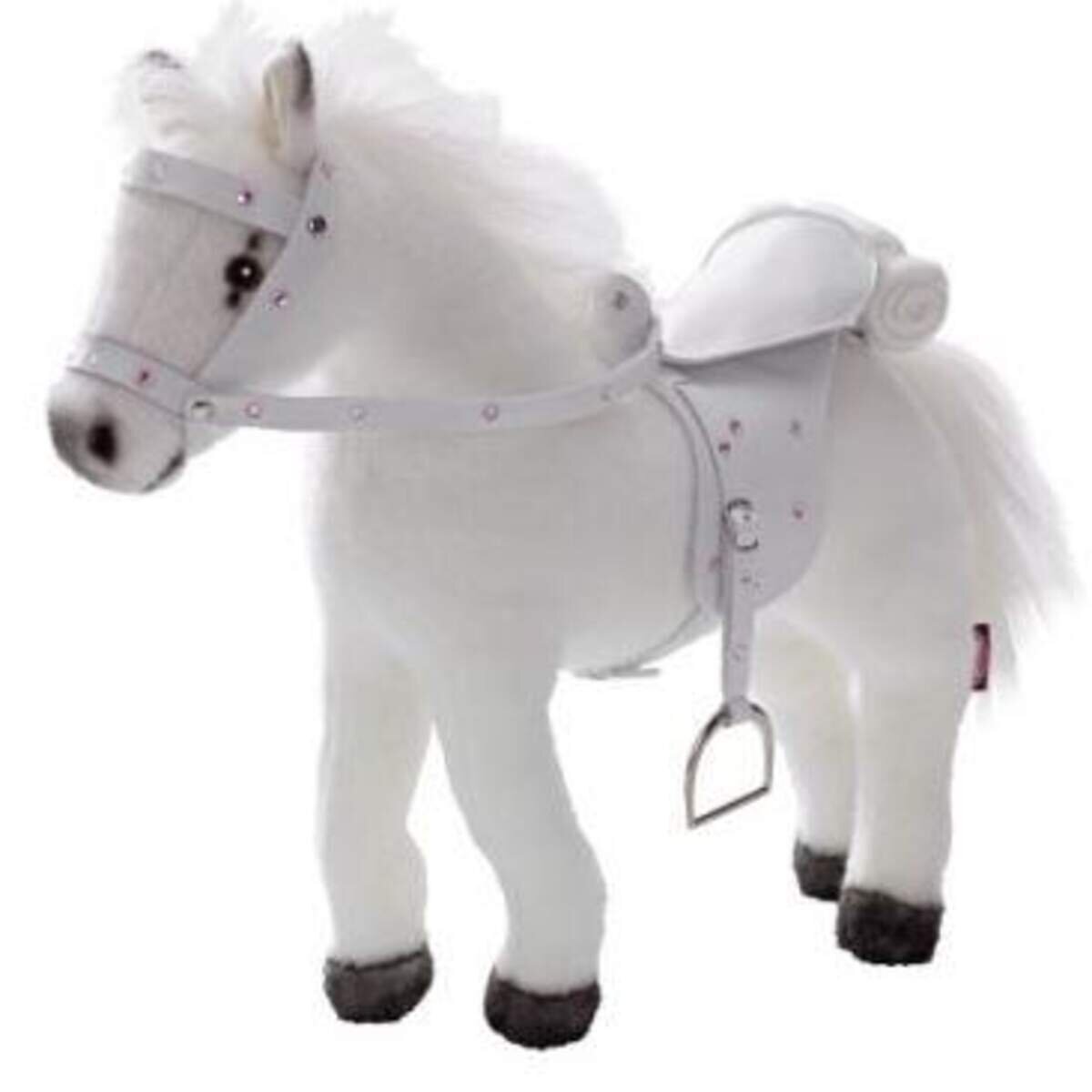 Götz Pferd Weißer Blitz mit Sound für Stehpuppen