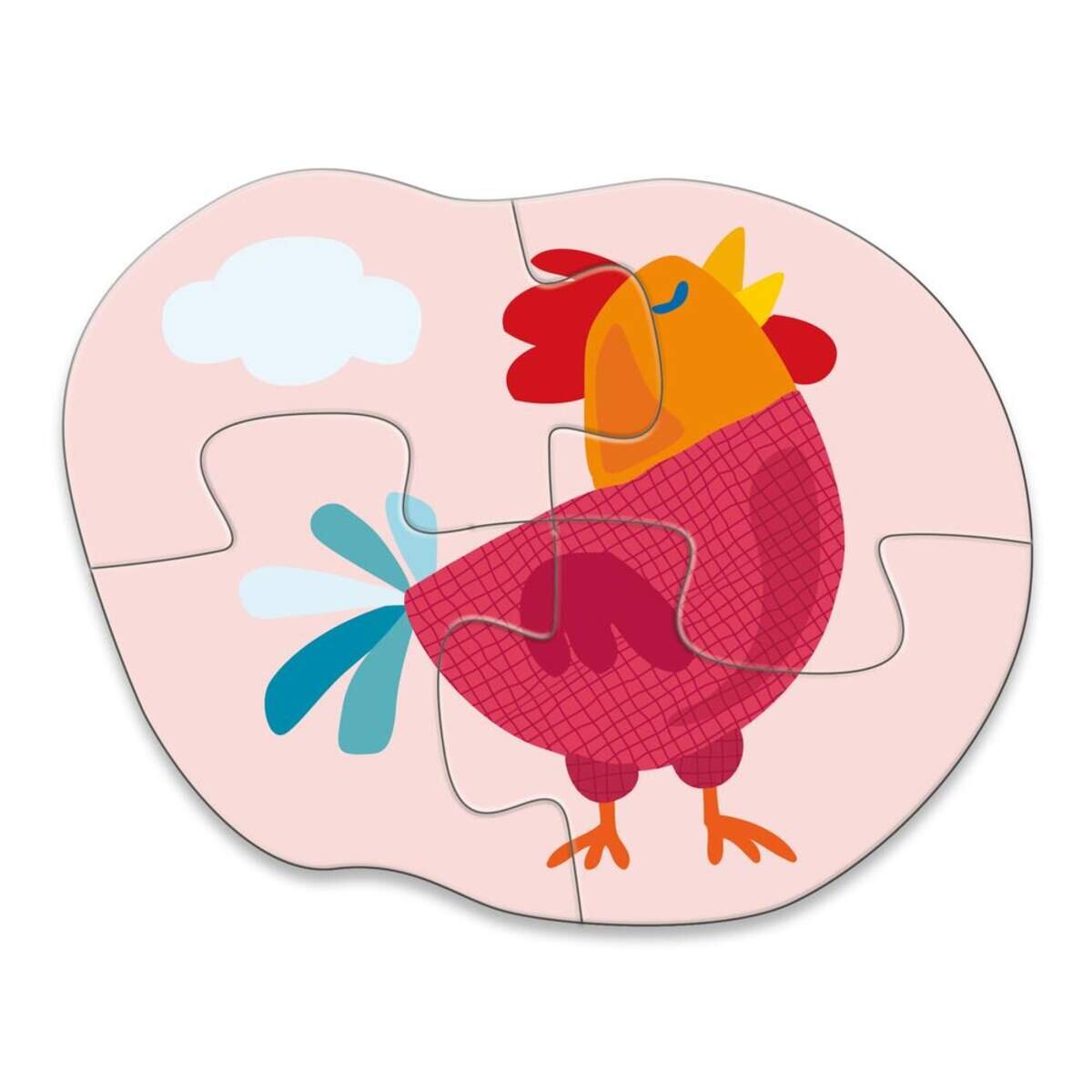 HABA 306180 4 erste Puzzles Bauernhof