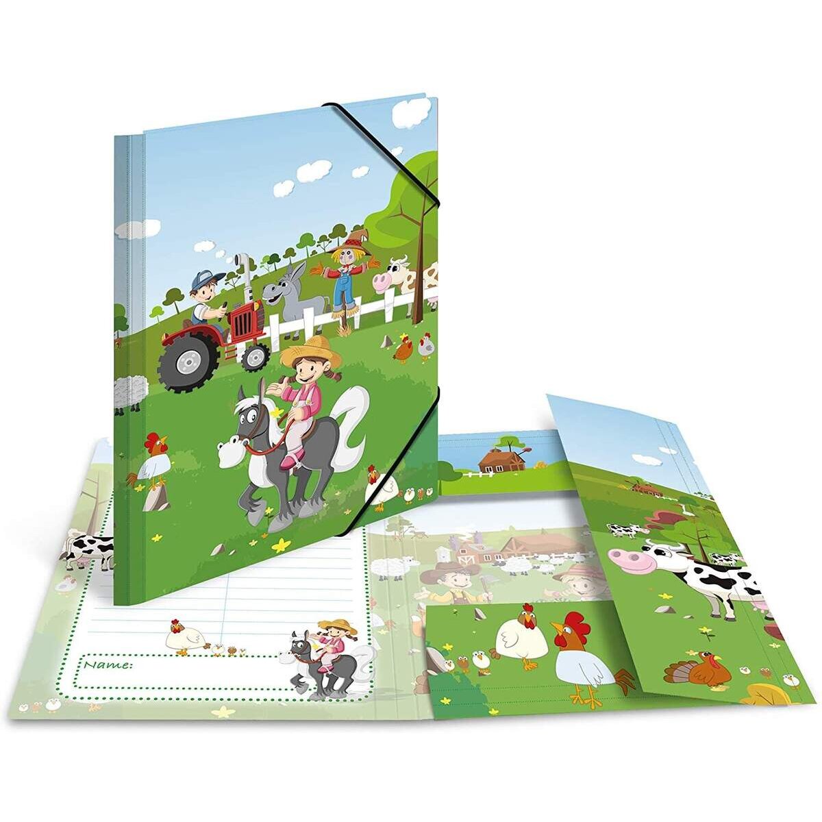 HERMA 19832 Sammelmappe DIN A3 Kindergarten Bauernhof