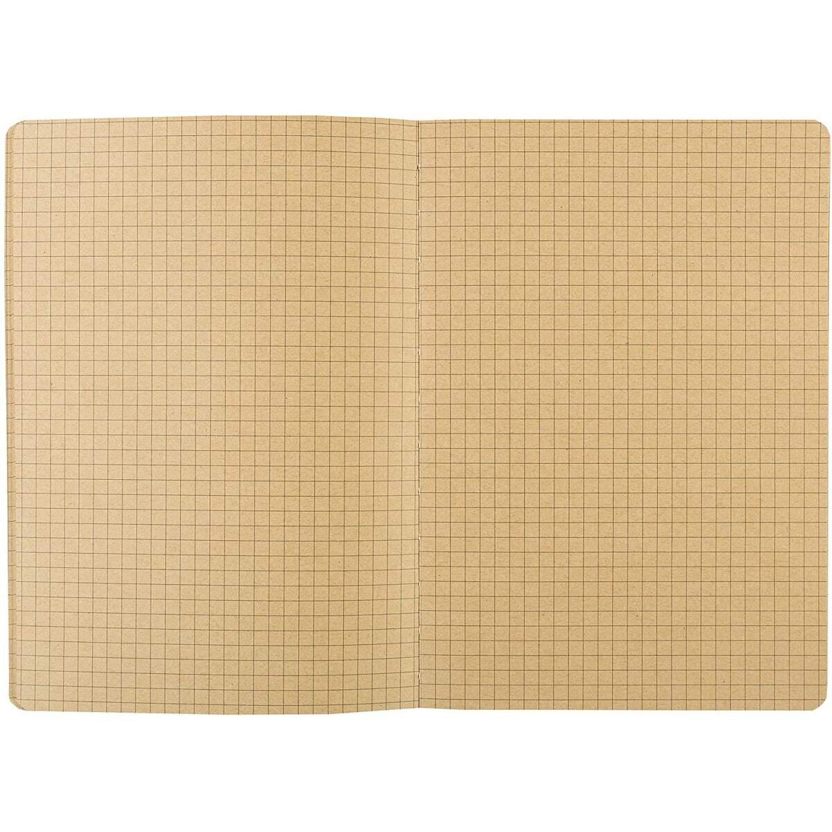 Idena 11001 - Notizbuch "Kork" 20 x 14 cm, kariert, 192 Seiten, aus 100% recyceltem Papier