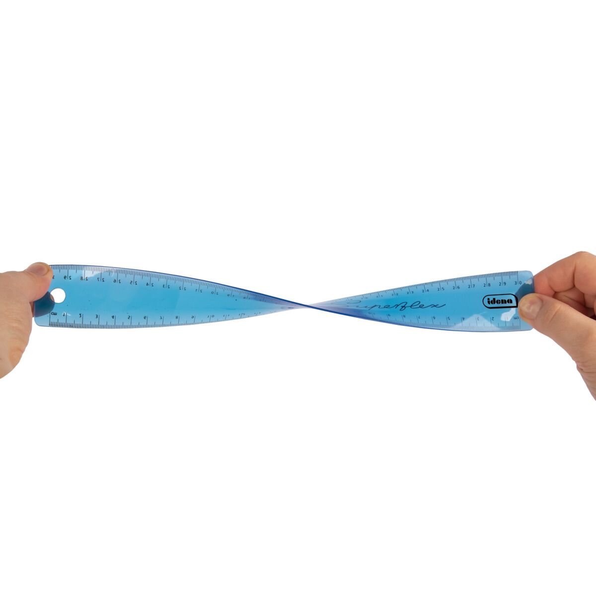 Idena Superflex Lineal 15 cm, 1 Stück, 4-fach sortiert