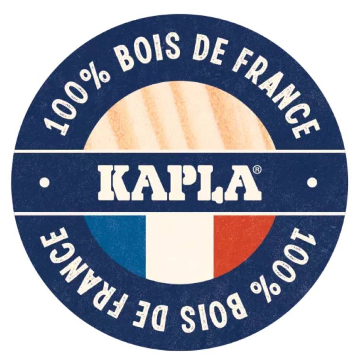 KAPLA® 200 Box Herbst 200 Holzplättchen in 4 Farben in einer stabilen Kartonbox