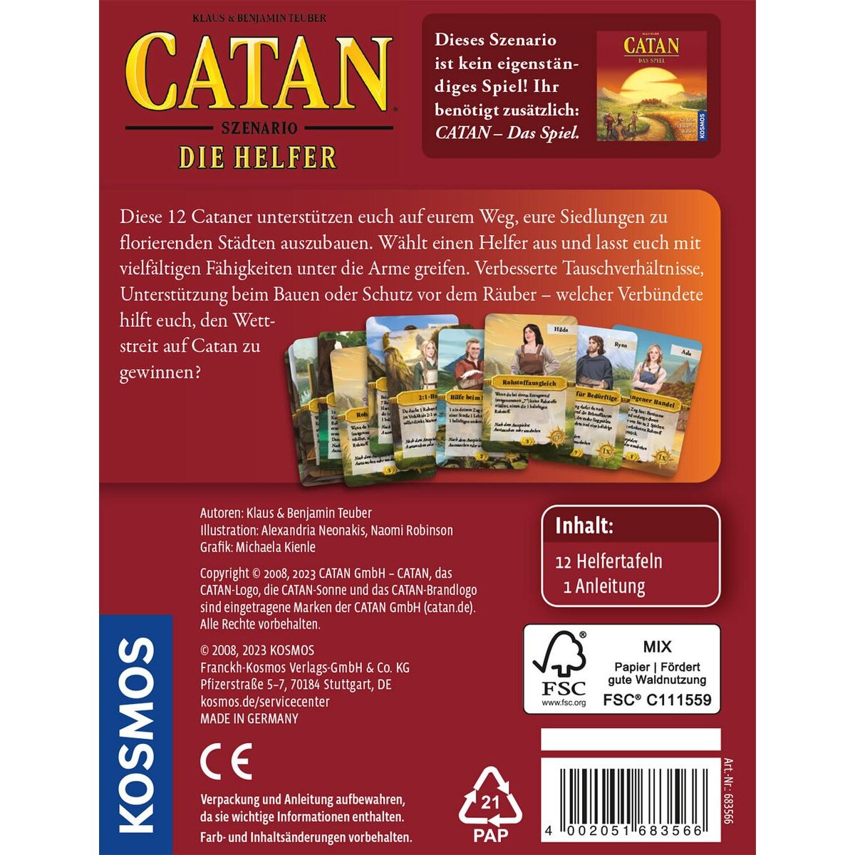 KOSMOS Catan Szenario - Die Helfer
