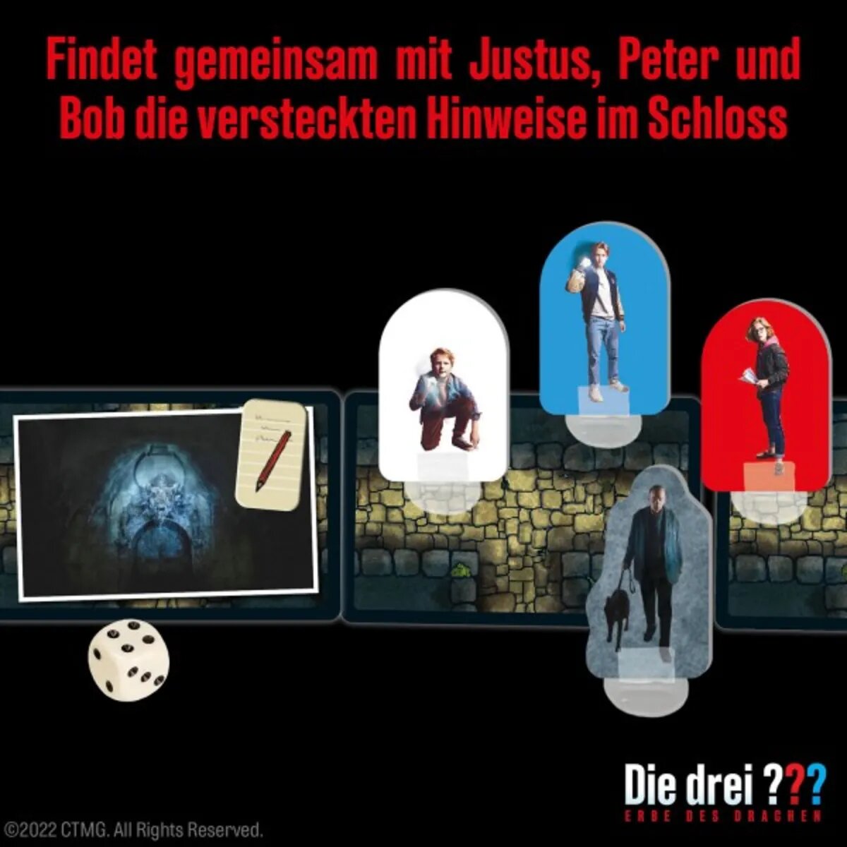 KOSMOS Die drei??? Erbe des Drachen Spiel zum Film