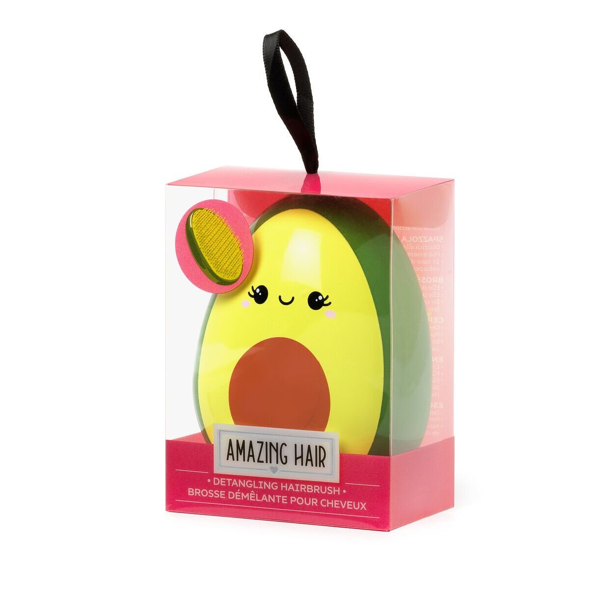 Legami Entwirrende Haarbürste - Amazing Hair: Avocado
