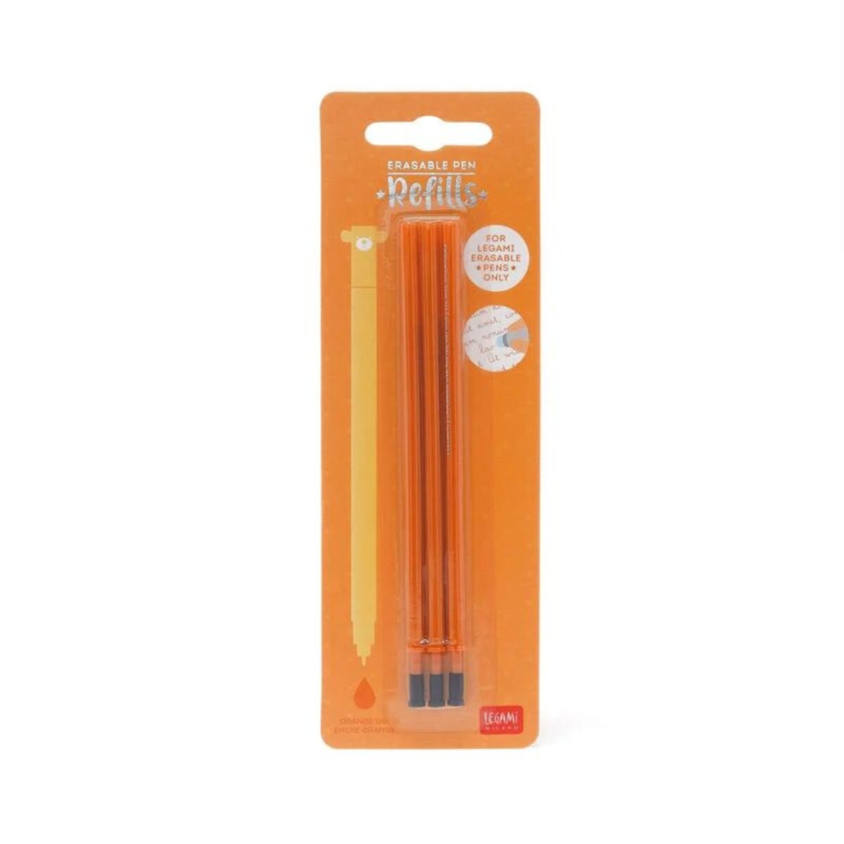 Legami Ersatzmine für löschbaren Gelstift - Erasable Pen, orange