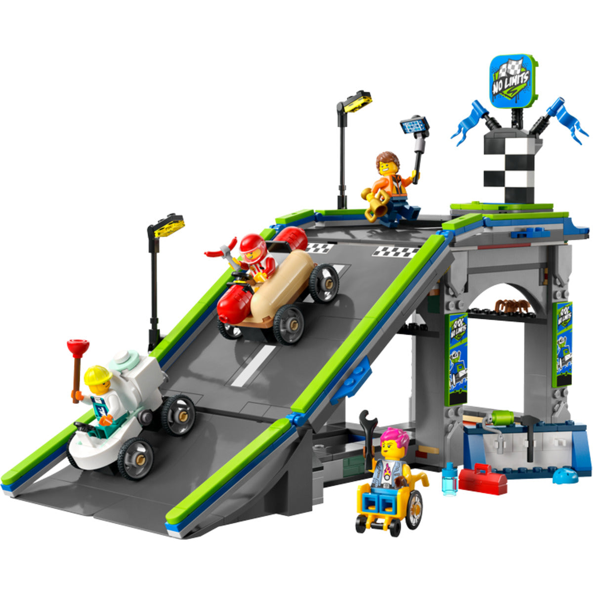 LEGO® City 60460 Keine Limits: Seifenkistenrennen mit Rampe