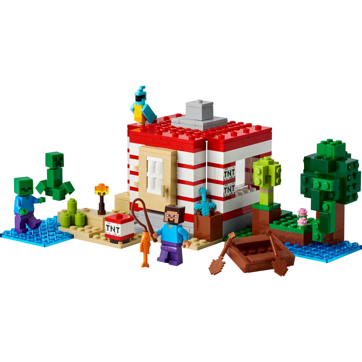LEGO® Minecraft™ 21275 Das TNT-Dschungelhaus