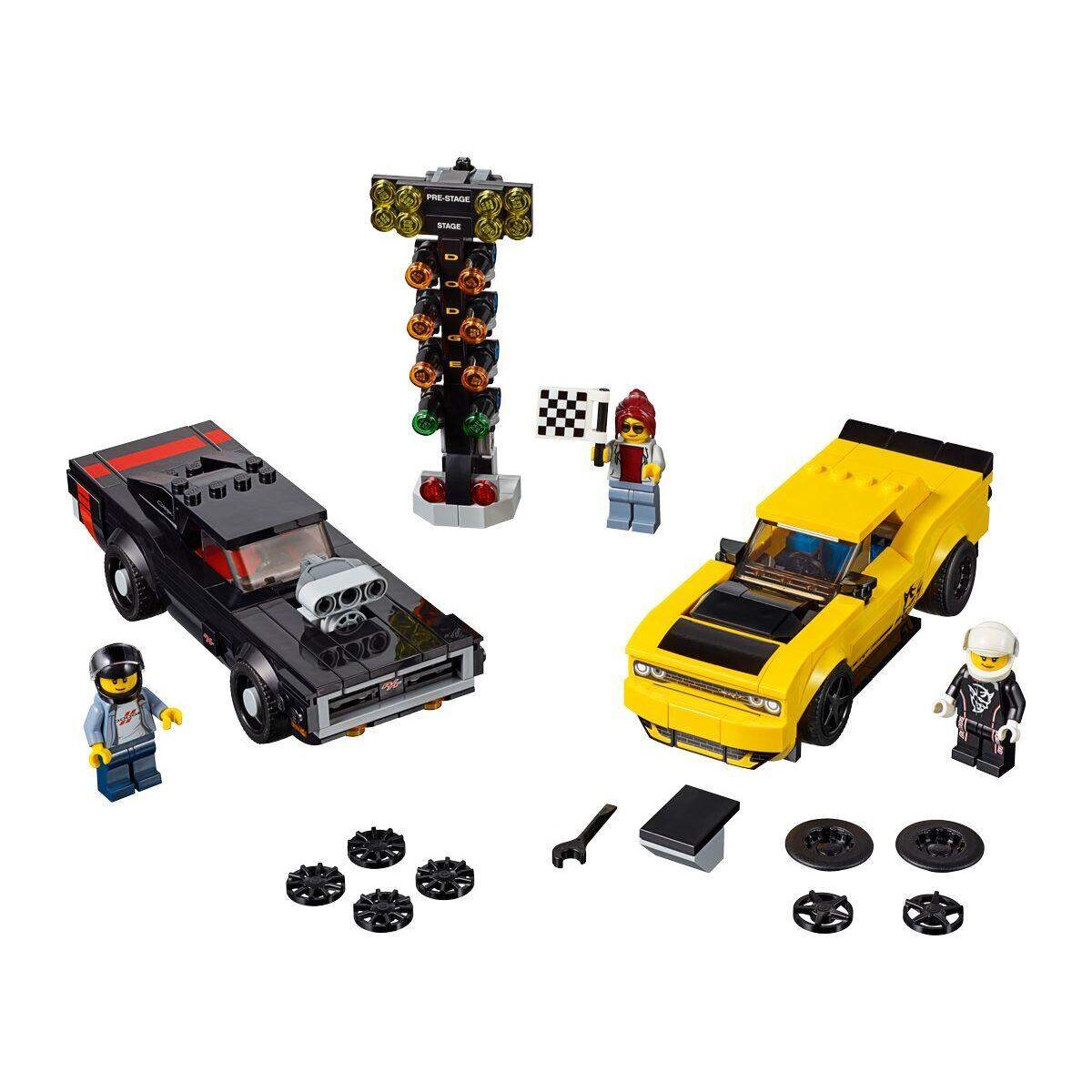 LEGO® Speed Champions 75893 2018 Dodge Challenger SRT Demon und 1970 Dodge Charger R/T