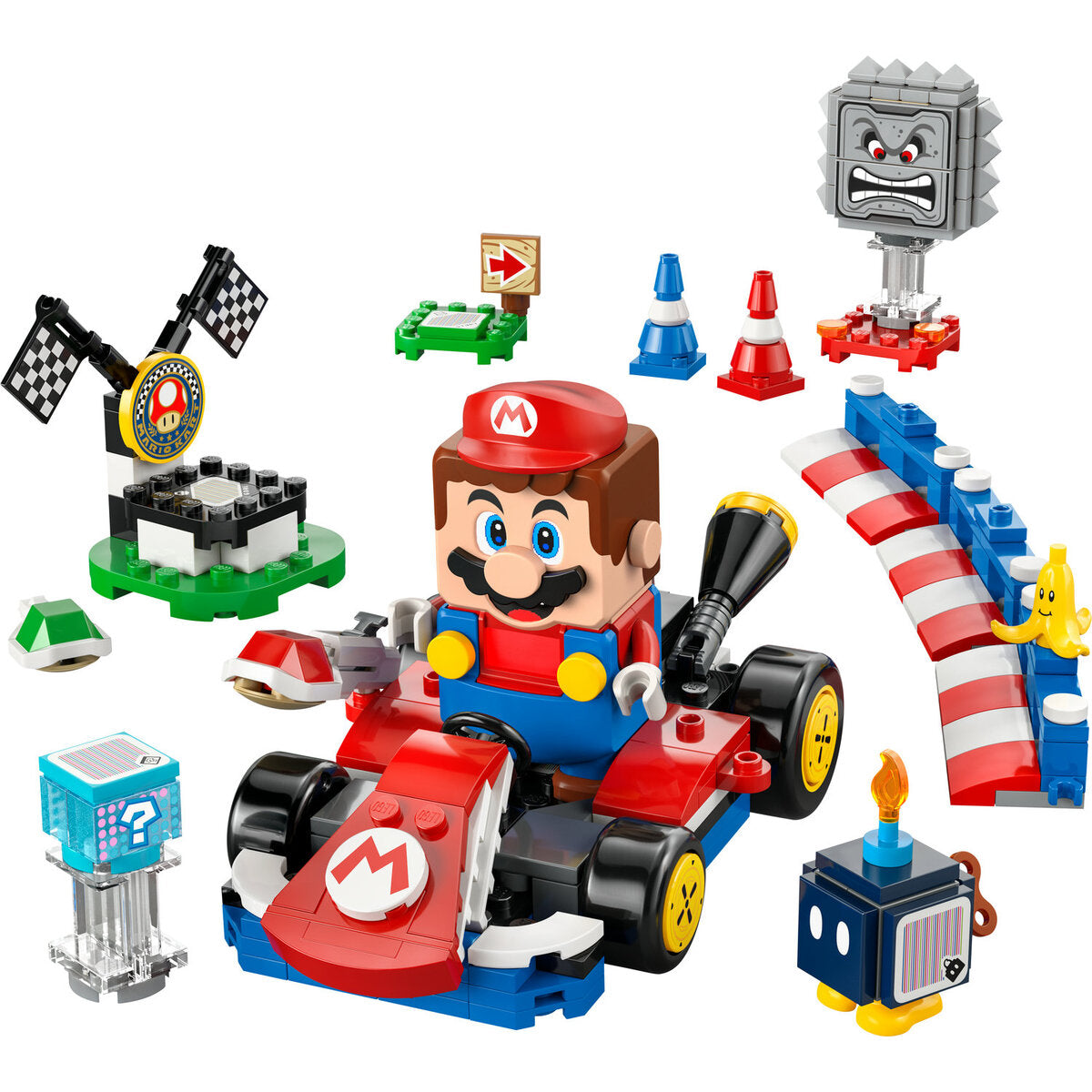 LEGO® Super Mario 72043 Mario Kart™ – Interaktiver LEGO® Mario™ & Standard-Kart