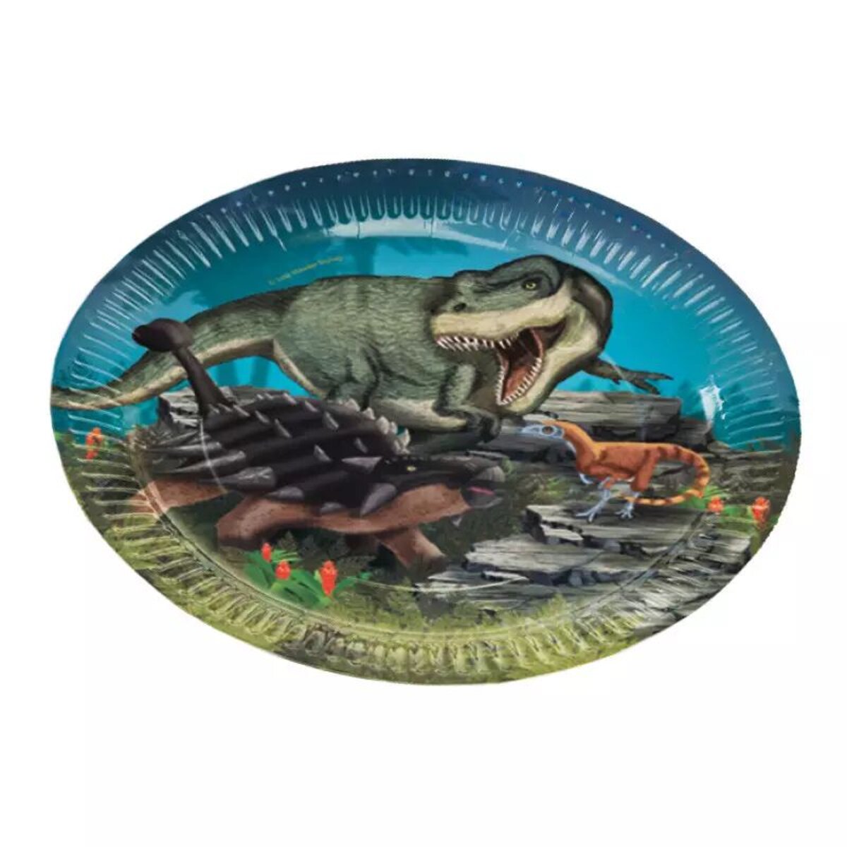 Lutz Mauder TapirElla Party-Teller T-Rex, 8-tlg.