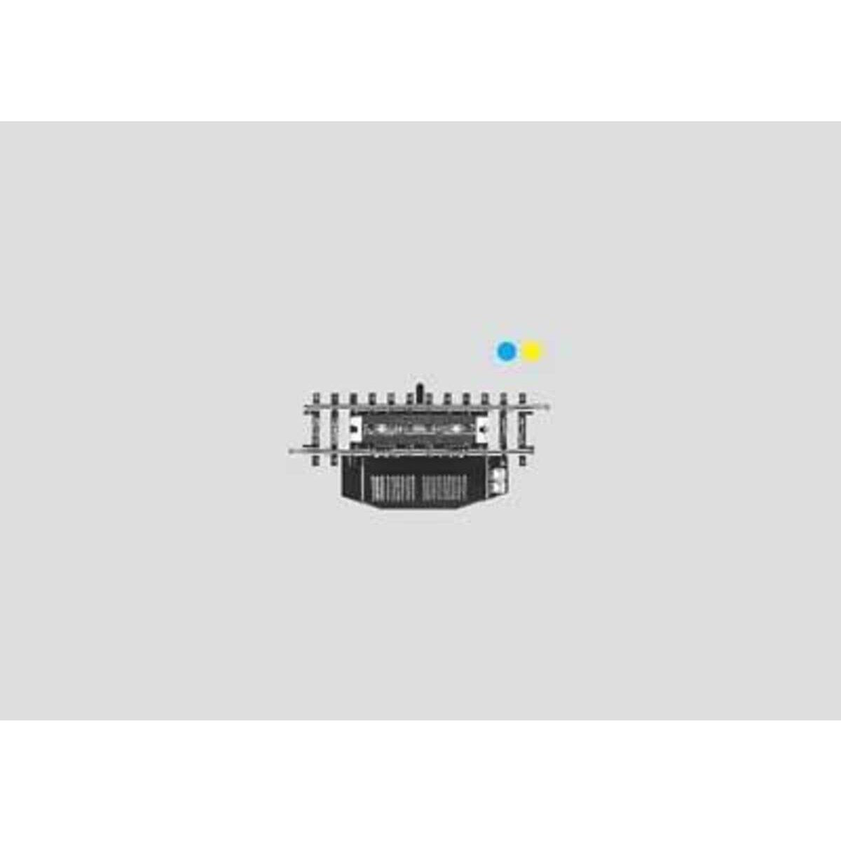 Märklin 2297 Entkupplungsgleis gerade, 1/2 = 90 mm, Spur H0