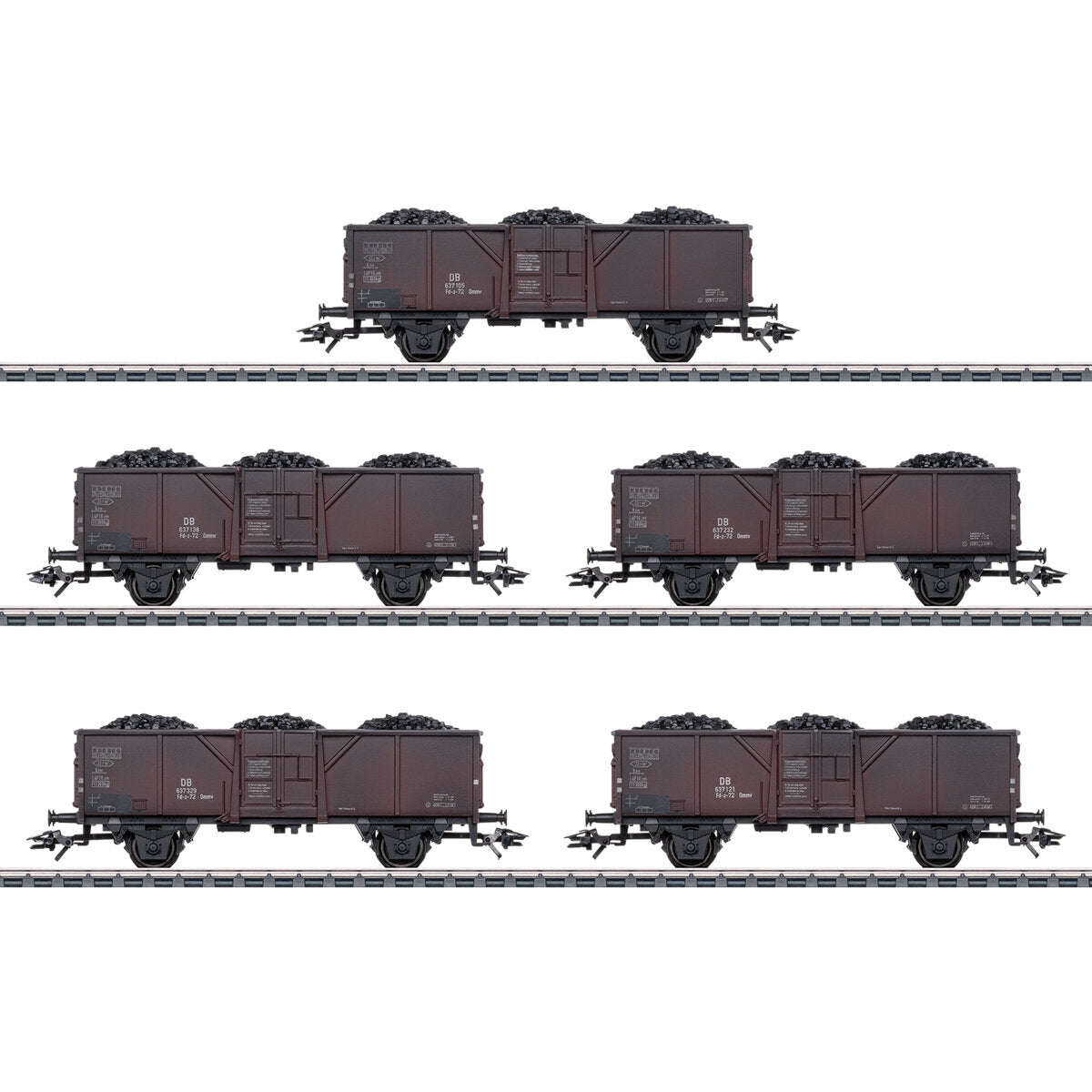Märklin 44311 H0 Güterwagen-Set Fd-z-72 Ommv 1:87 Epoche III