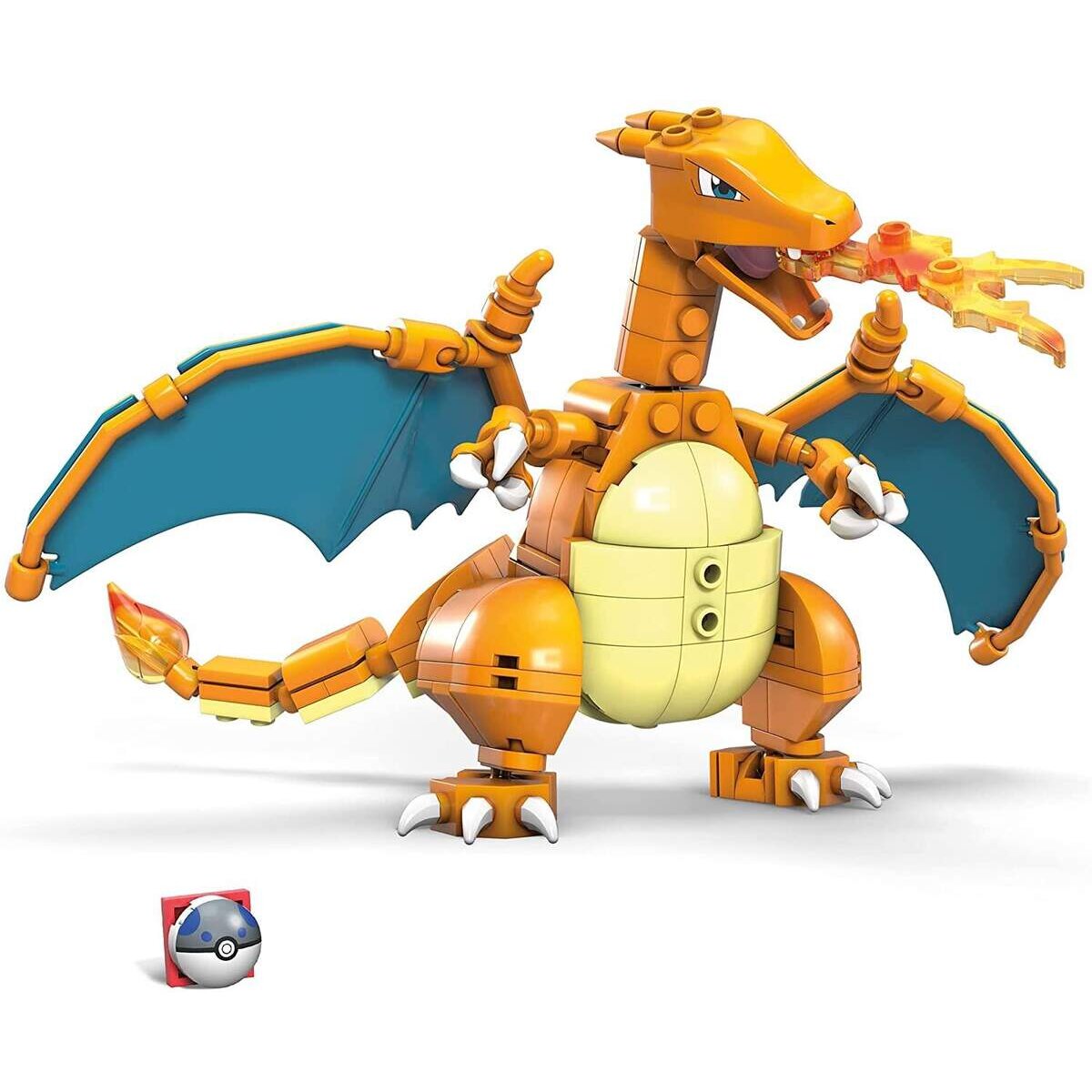 Mattel Mega Construx Pokemon Glurak, 223 Teile