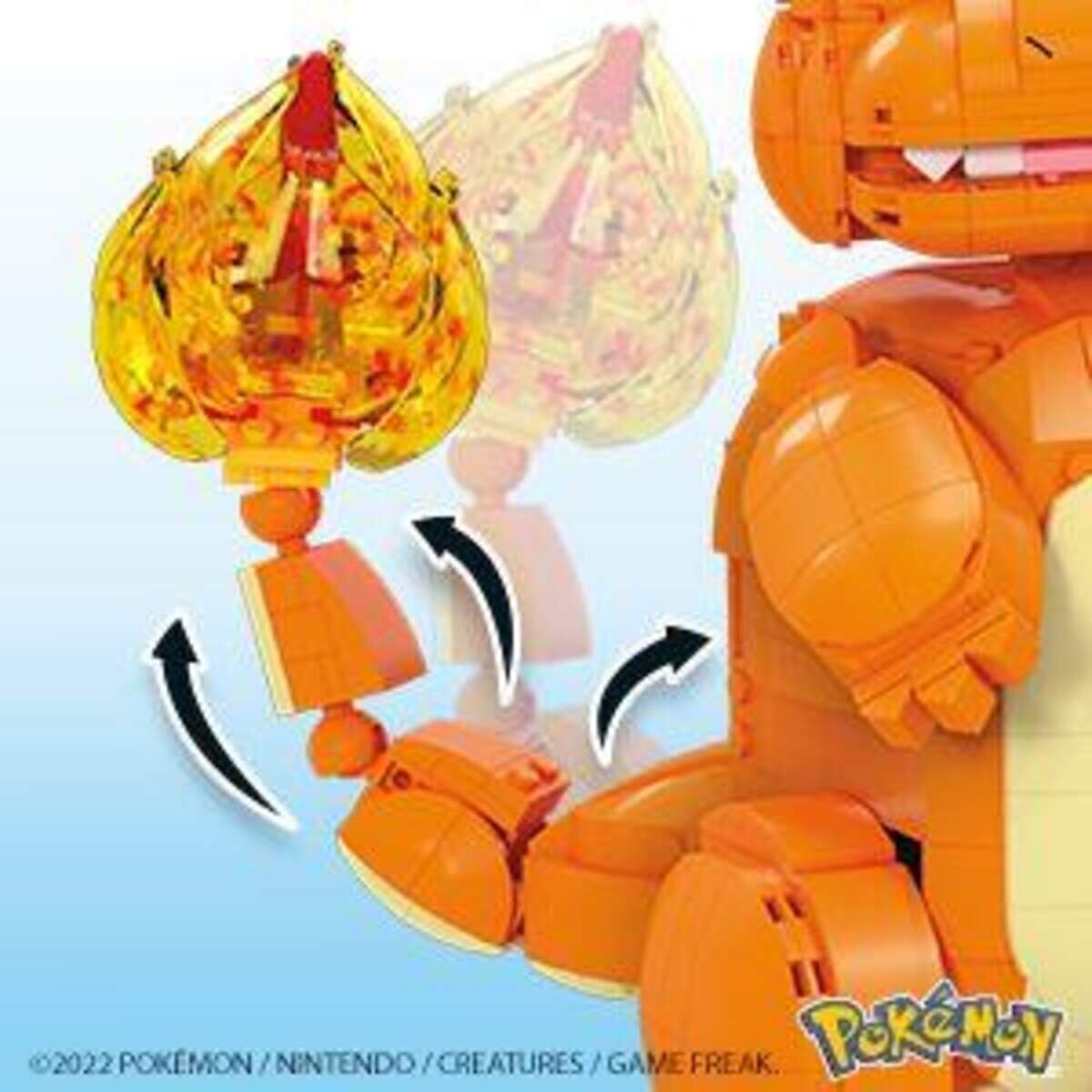Mattel Mega Construx Pokemon Jumbo Glumanda Collector Figur
