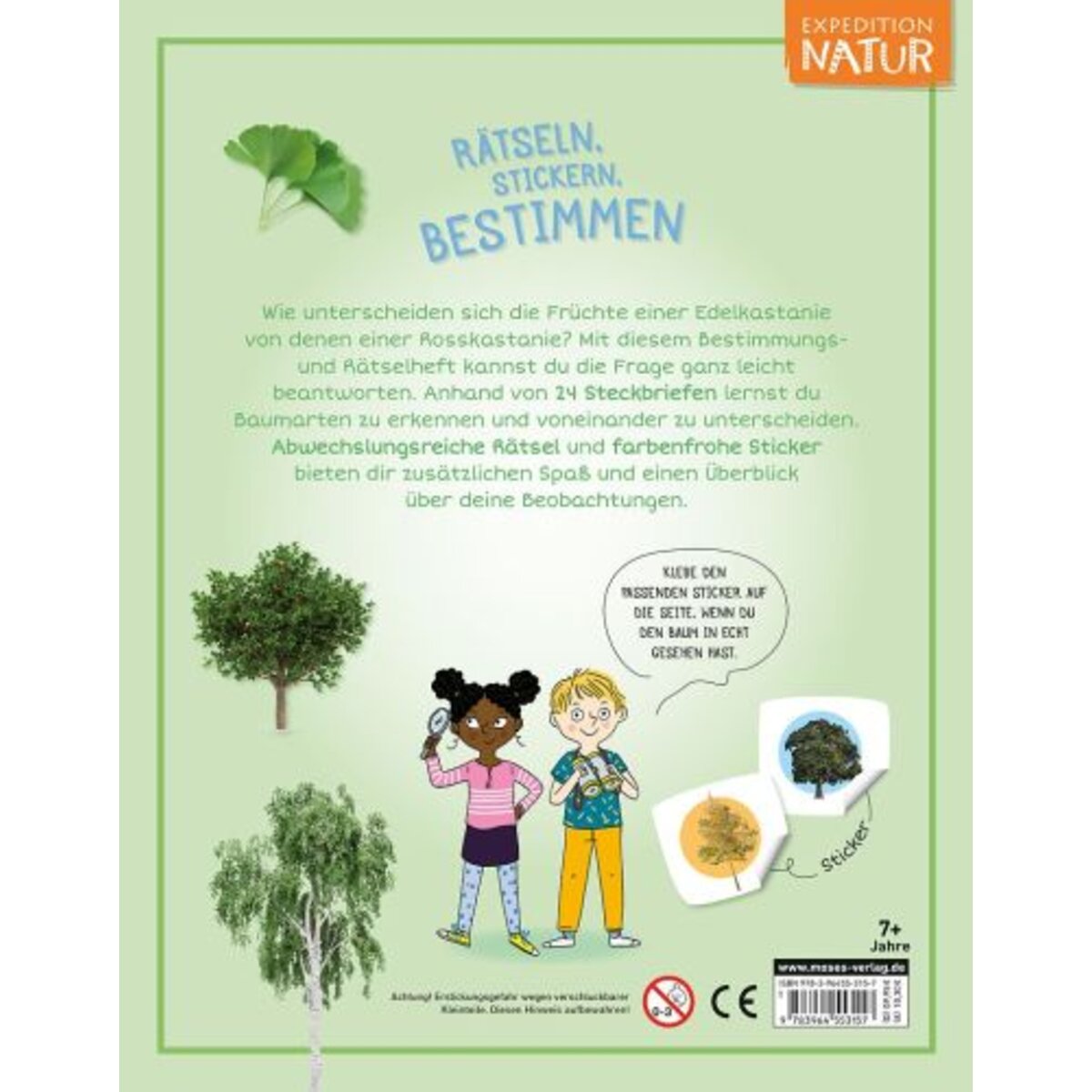 moses. Expedition Natur: Rätseln, Stickern, Bestimmen - Vögel