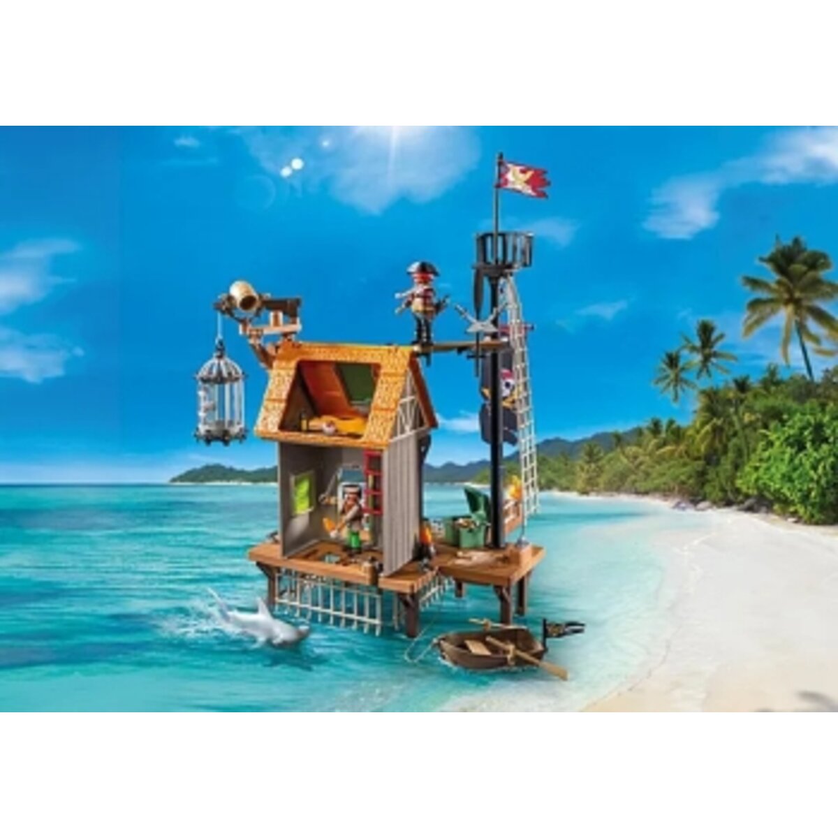 PLAYMOBIL® 71792 Pirates - Piratenhafen mit Seeräuber-Gefängnis