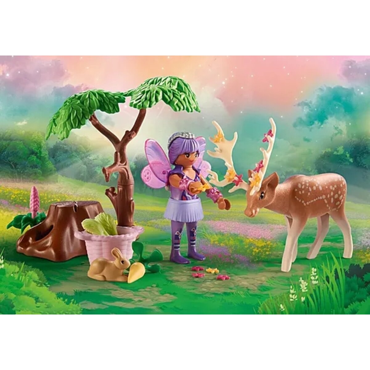 PLAYMOBIL® 71800 Princess Magic - Starter Pack Feen mit süßen Waldtieren