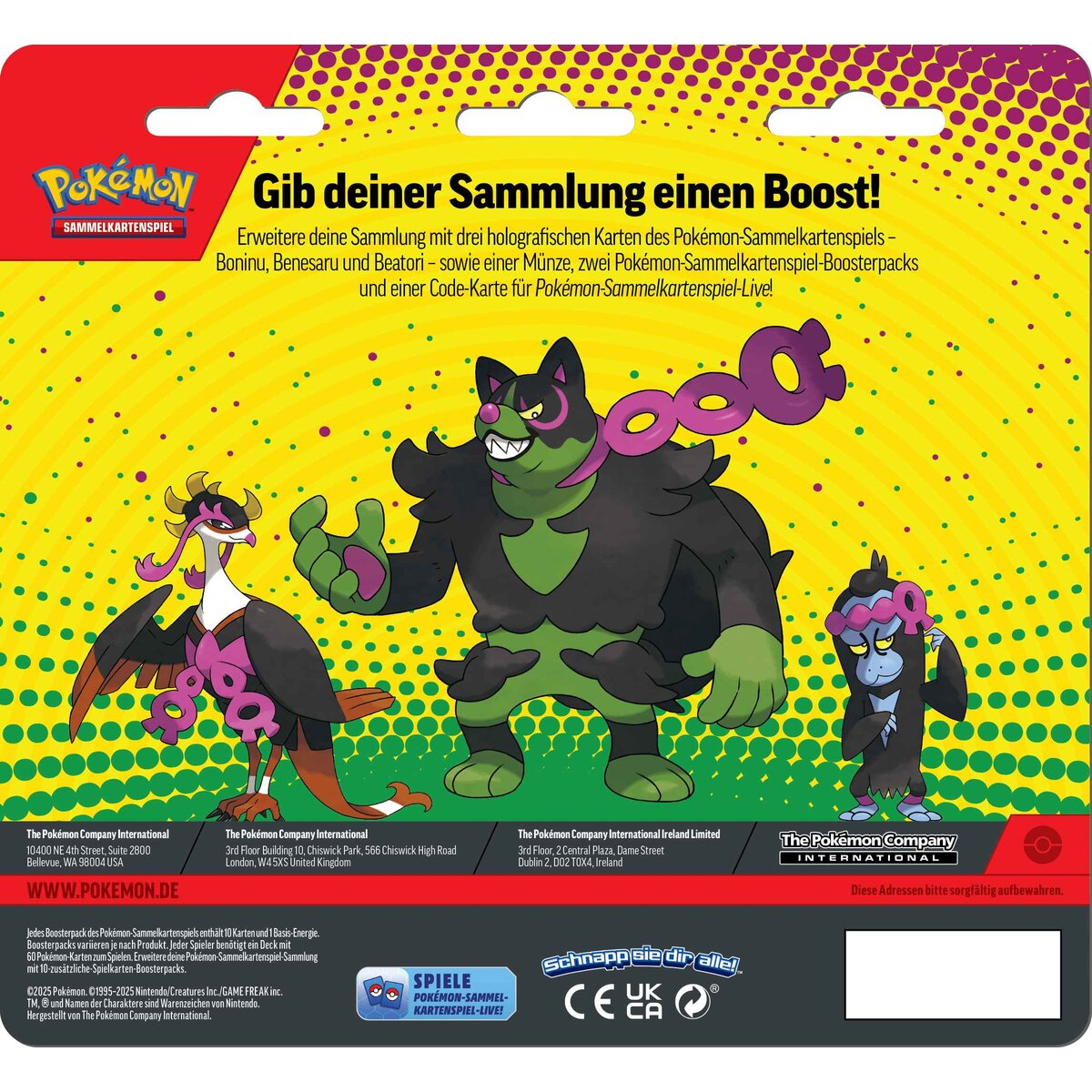 Pokemon Aufgewerteter 2er-Pack-Blister (Deutsch)